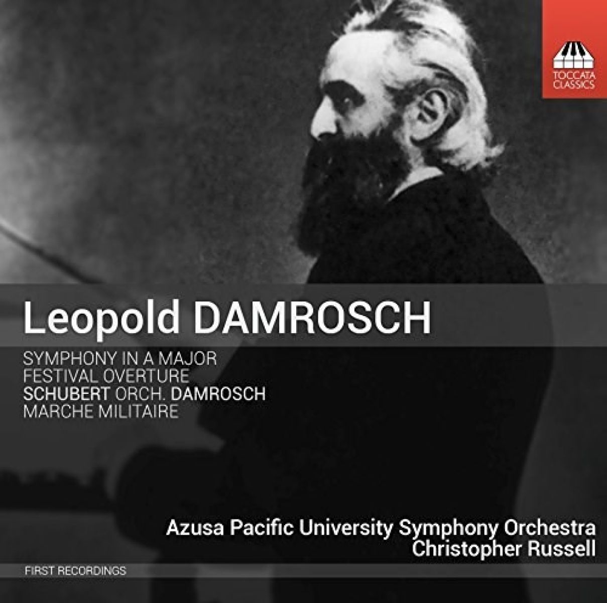 Afbeelding van Azusa Pacific University Orchestra, Christopher Russell - Symphony In A Major, Festival Overture - Marche Militaire