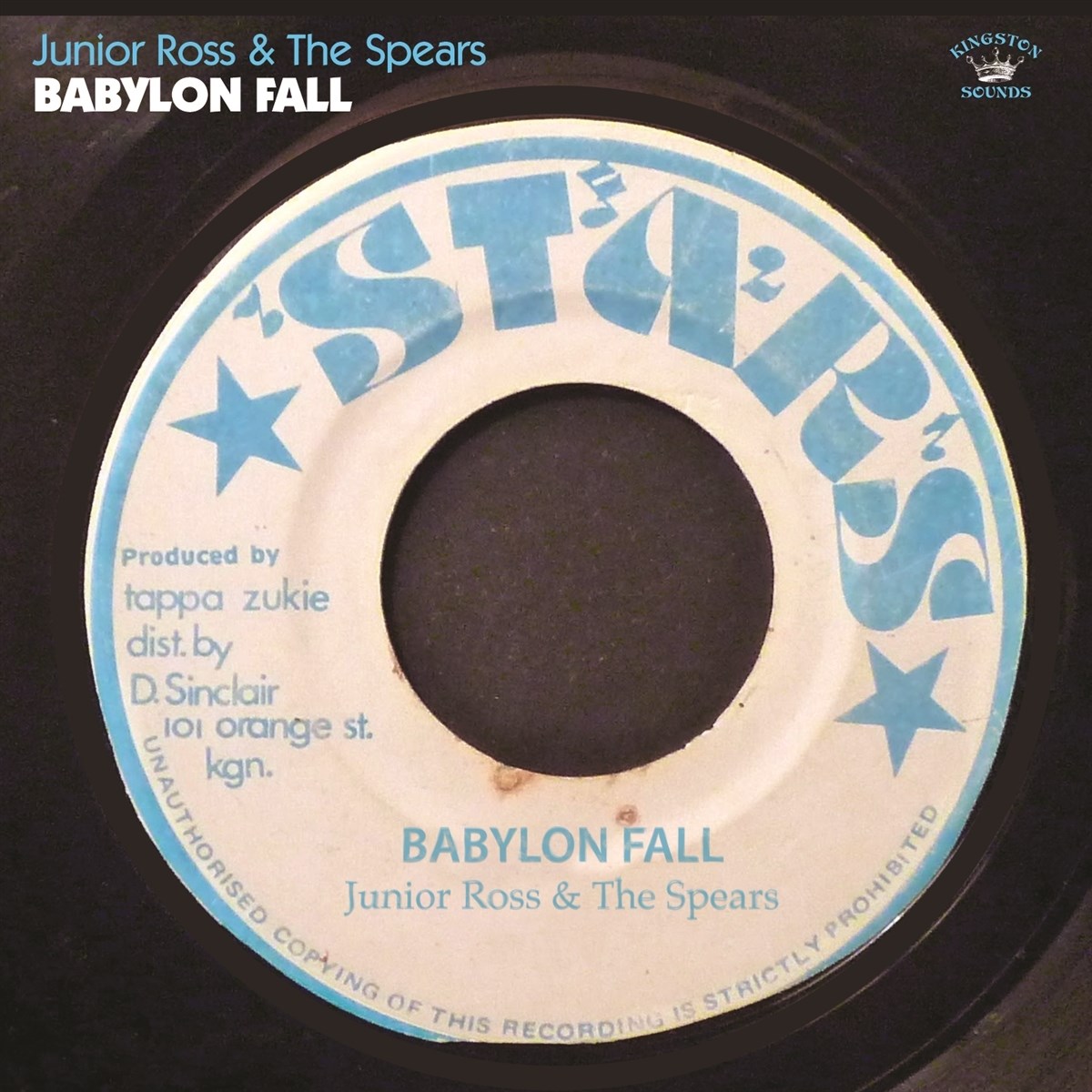 Afbeelding van Junior Ross & The Spears - Babylon Fall