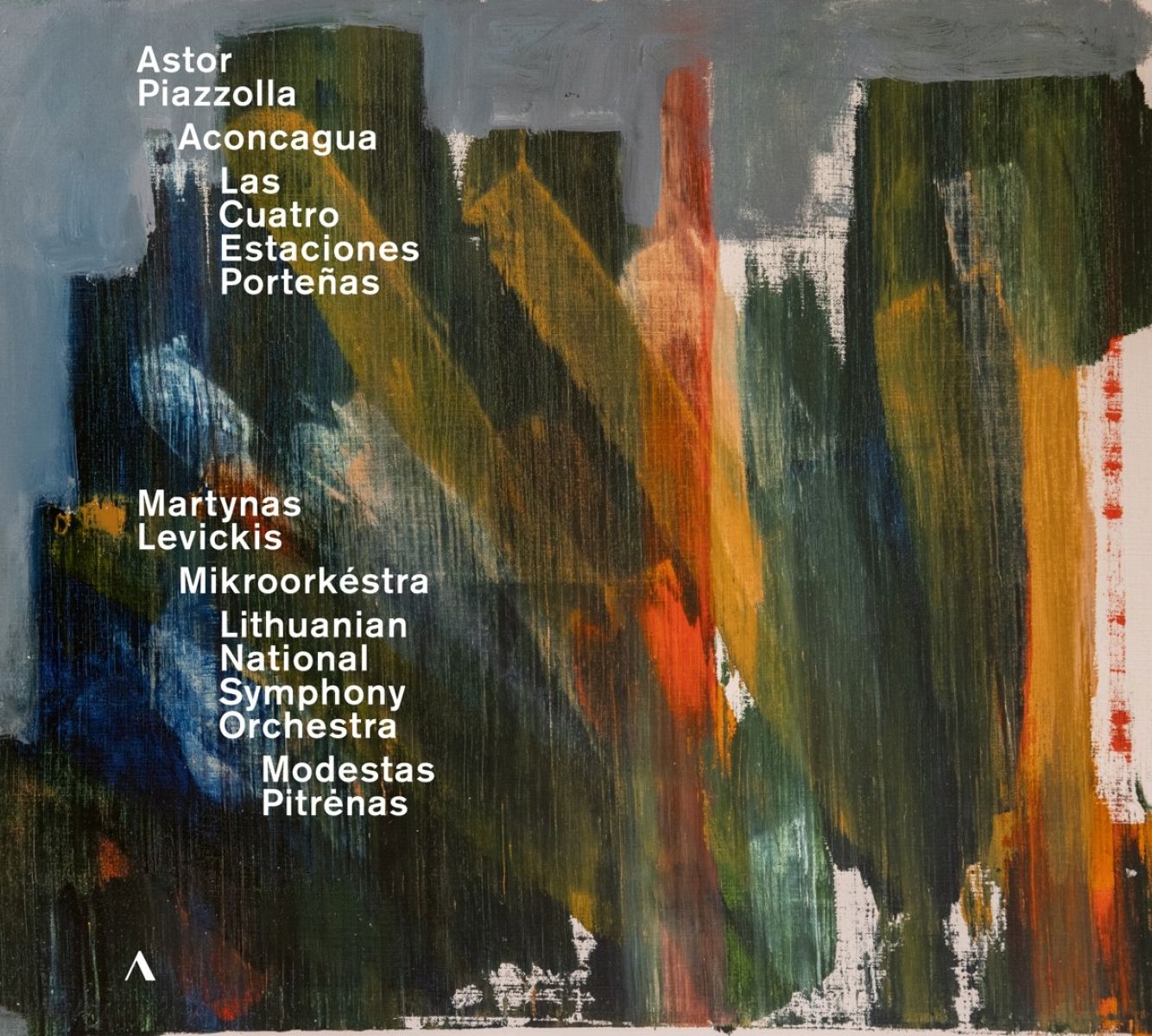 Afbeelding van Martynas Levickis, Lithuanian National Symphony Orchestra - Piazzolla: Aconcagua - Las Cuatro Estaciones Portenas