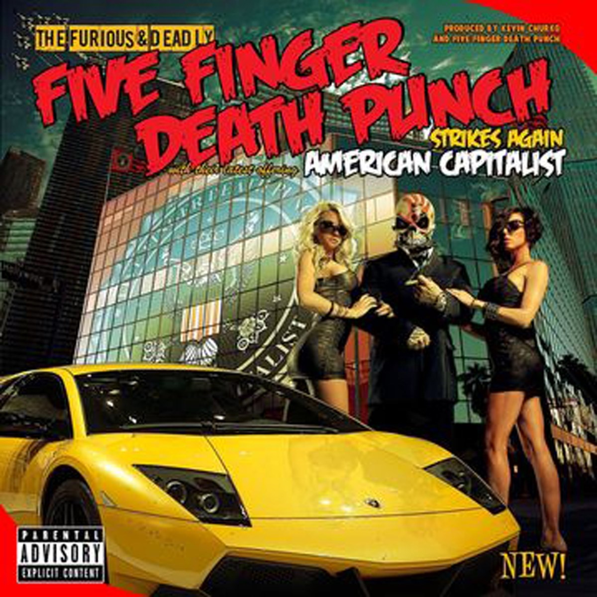 Afbeelding van Five Finger Death Punch - American Capitalist