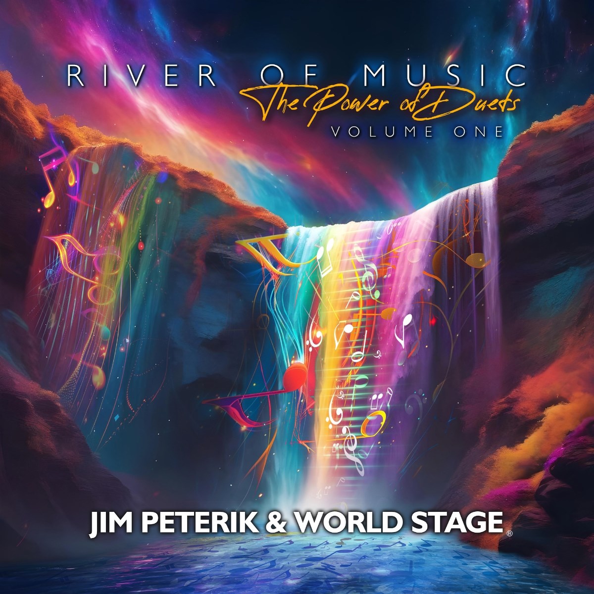 Afbeelding van Jim Peterik & World Stage - River Of The Music: The Power Of Duets, Vol.1