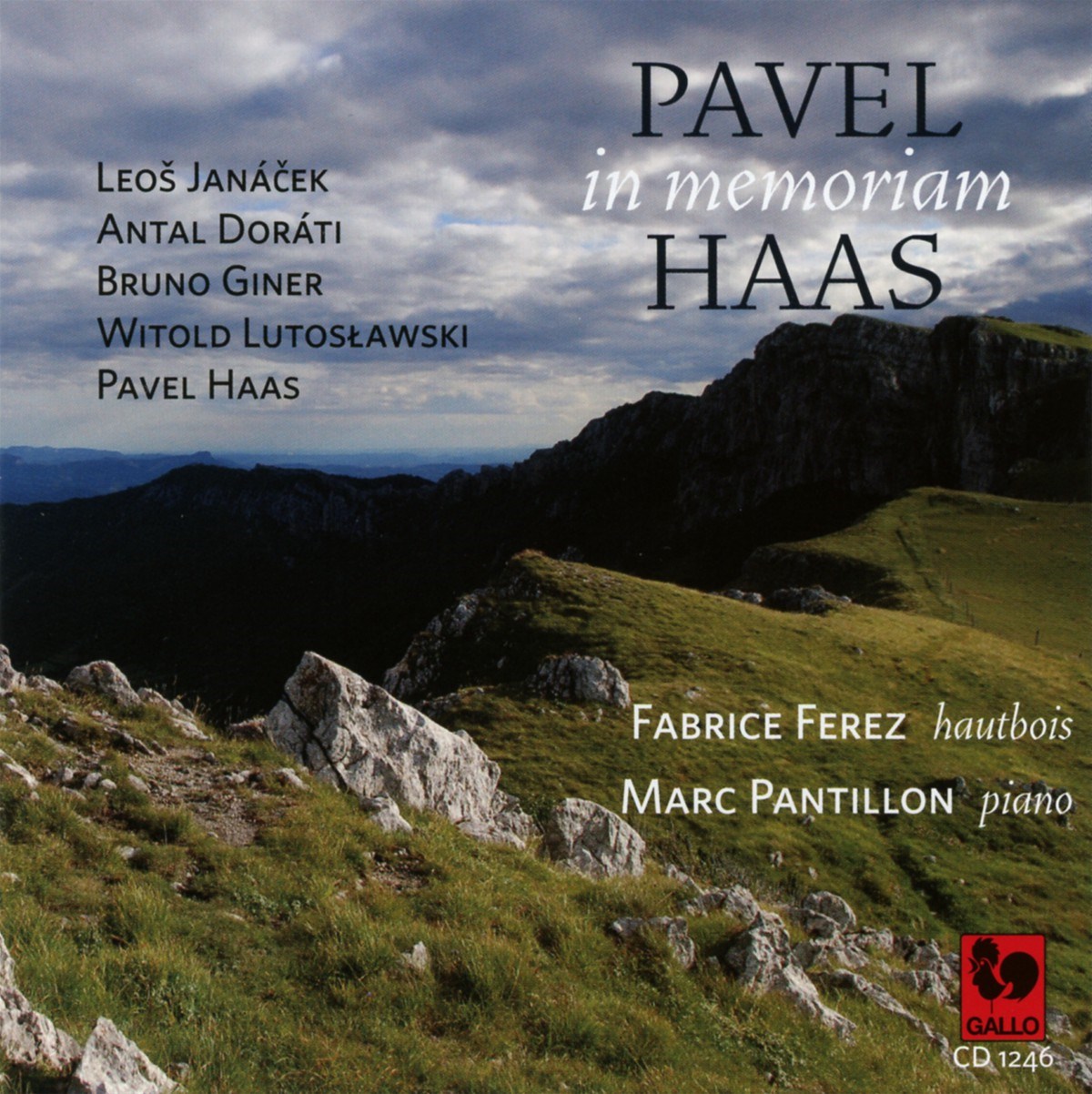 Afbeelding van Fabrice Ferez & Marc Pantillon - In Memoriam Pavel Haas