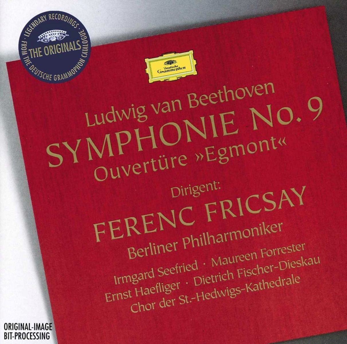 Afbeelding van Berliner Philharmoniker, Ferenc Fricsay - Beethoven: Symphonie No. 9 | Ouvertüre Egmont