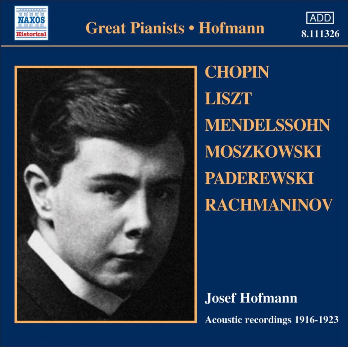 Afbeelding van Joseph Hofmann - Acoustic Recordings 1916-1923