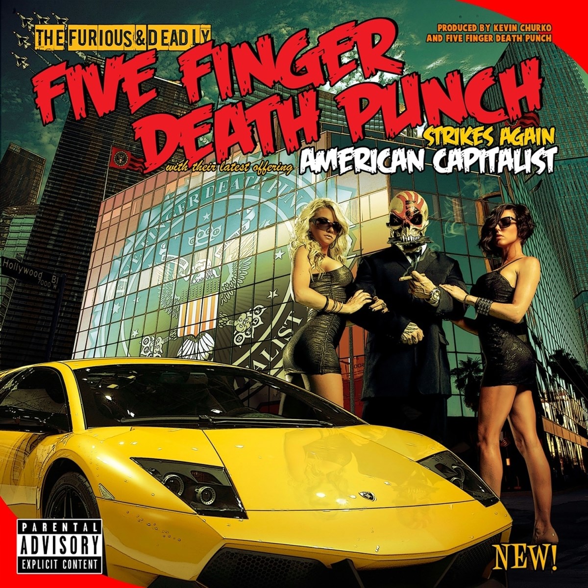 Afbeelding van Five Finger Death Punch - American Capitalist