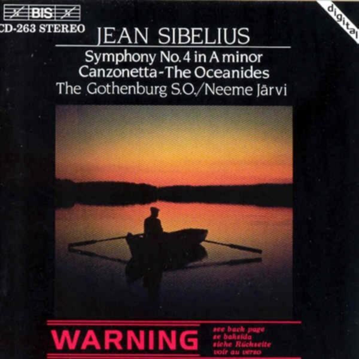 Afbeelding van Gothenburg Symphony Orchestra, Neeme Järvi - Sibelius: (Compl.Ed. 12), Symphony No.4