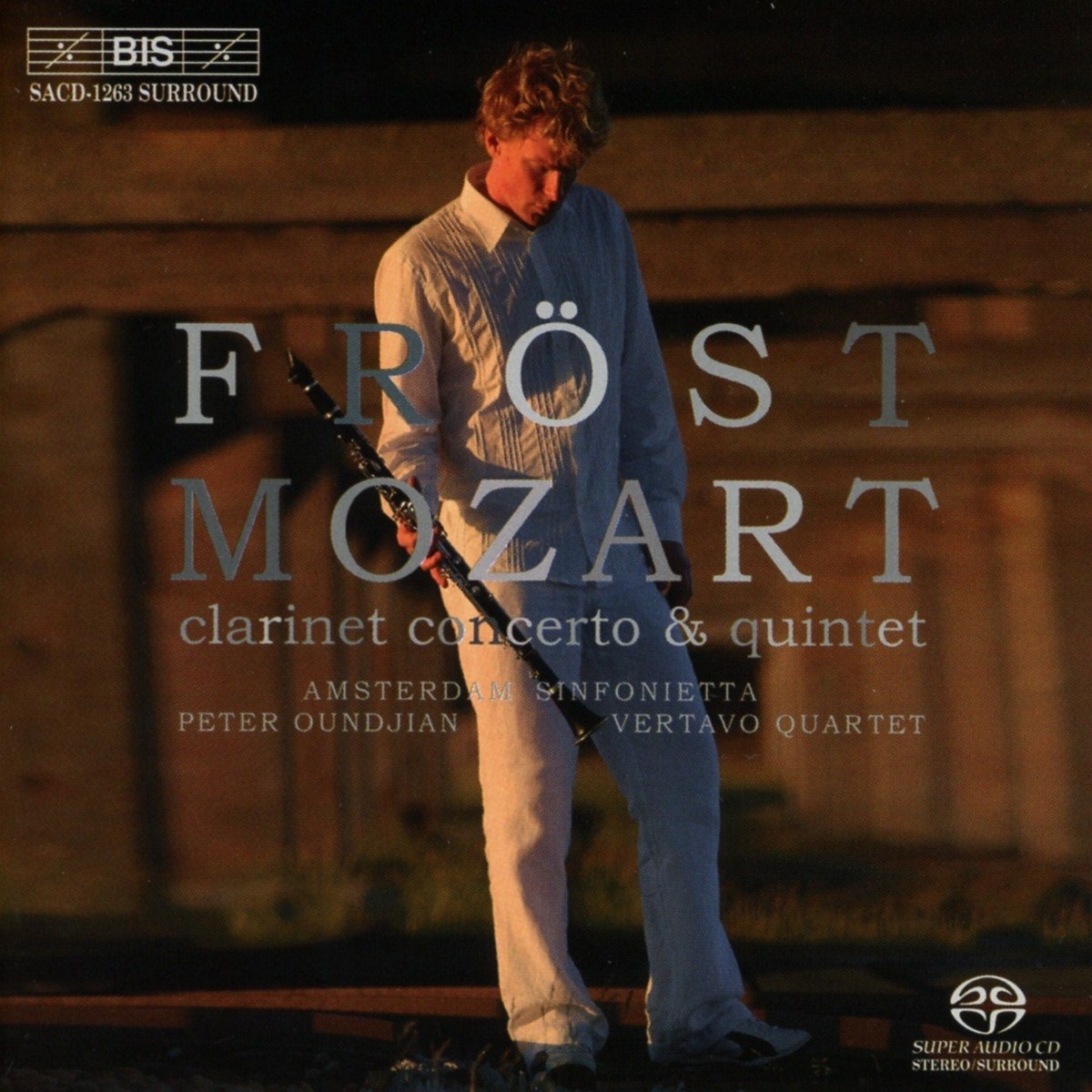 Afbeelding van Martin Fröst, Vertavo String Quartet, Amsterdam Sinfonietta, Peter Oundjian - Mozart: Clarinet Concerto & Quintet