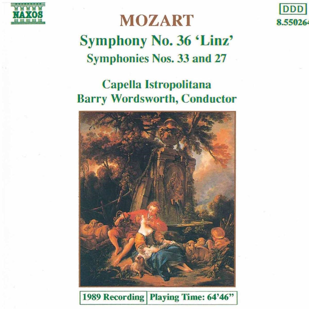 Afbeelding van Capella Istropolitana, Barry Wordsworth - Mozart: Symphonies 36, 33 & 37