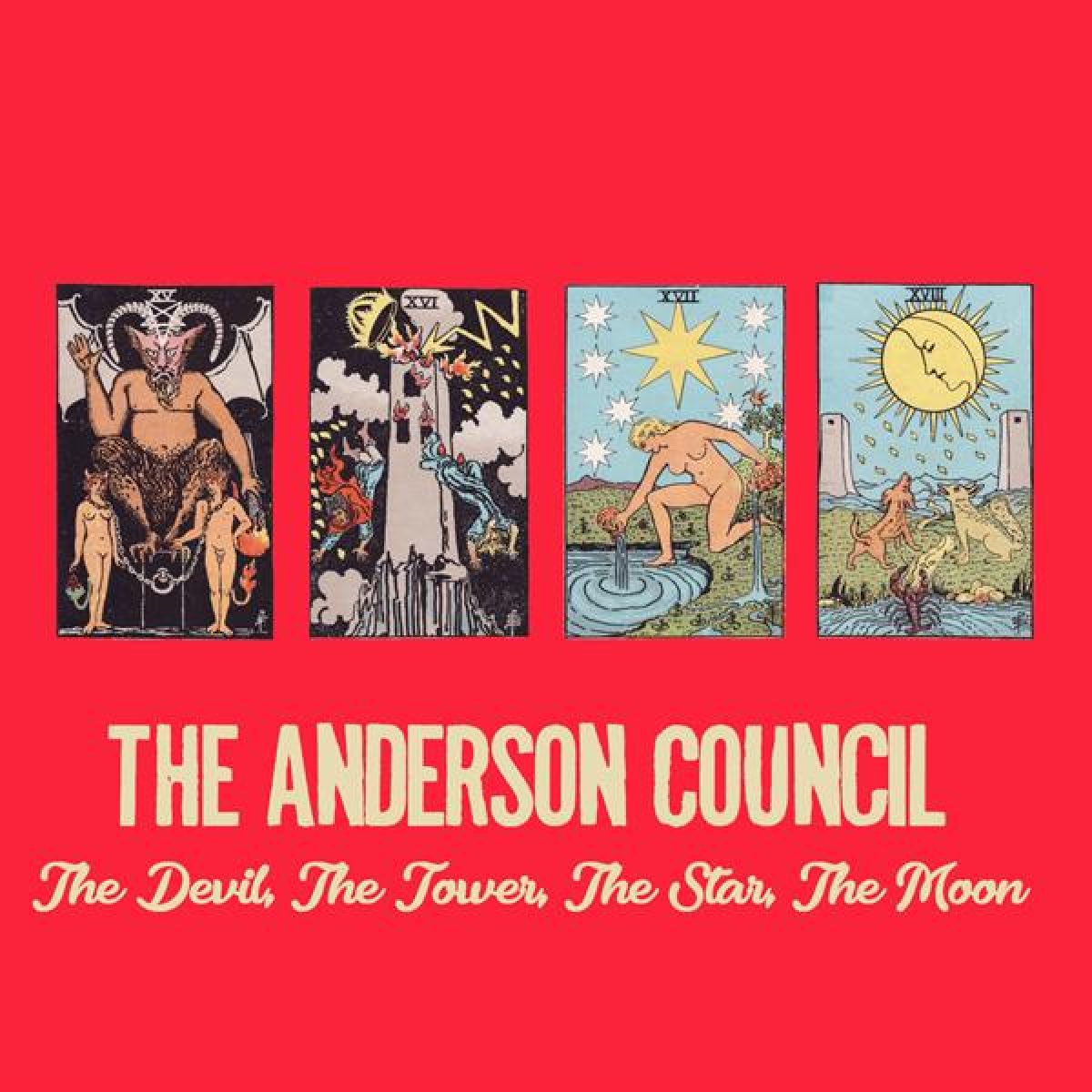 Afbeelding van Devil, The Tower, The Star, The Moon