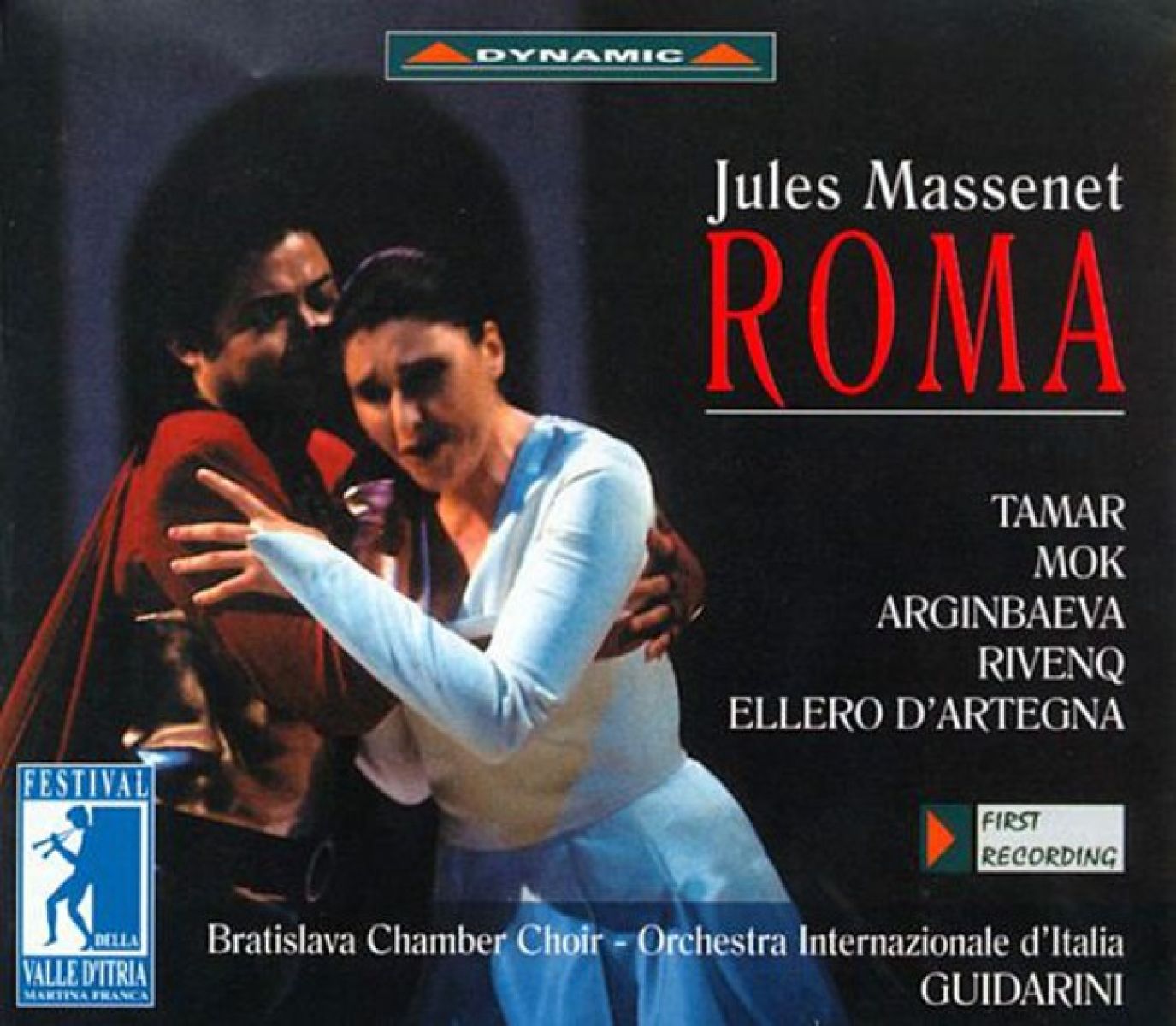 Afbeelding van Francesco Ellero D'Artegna, Bratislava Chamber Chorus, Orchestra Internazionale d'Italia, Marco Guidarini - Massenet: Roma
