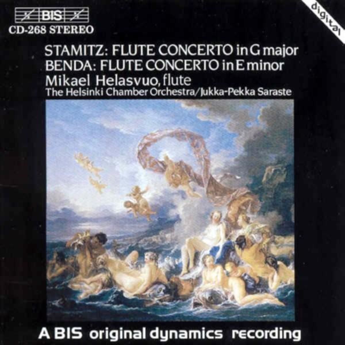 Afbeelding van Mikael Helasvuo, Helsinki Chamber Orchestra, Jukka-Pekka Saraste - Flute Concerto In G major