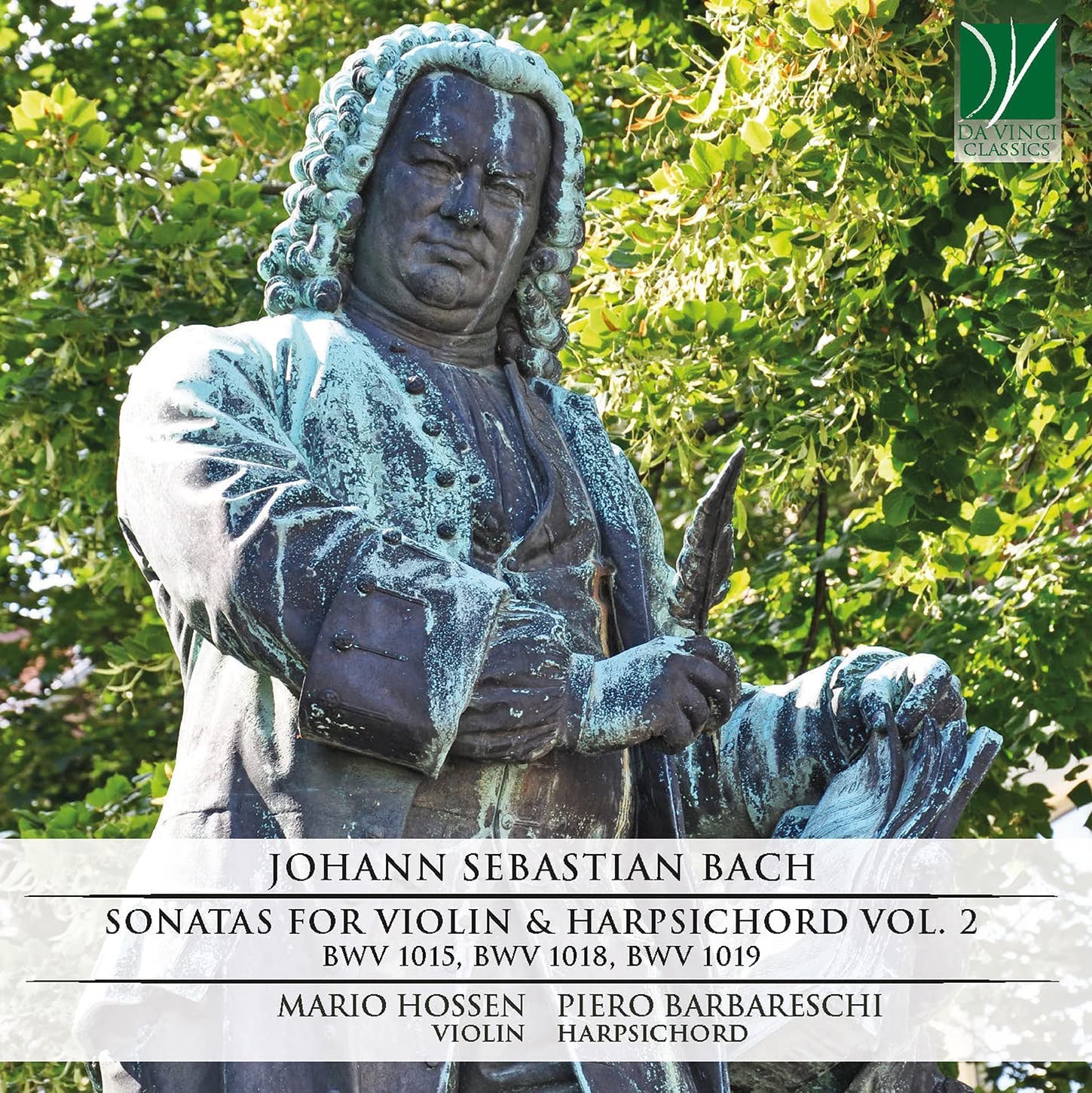Afbeelding van Mario Hossen & Piero Barbareschi - Bach: Sonatas For Violin & Harpsichord Vol. 2
