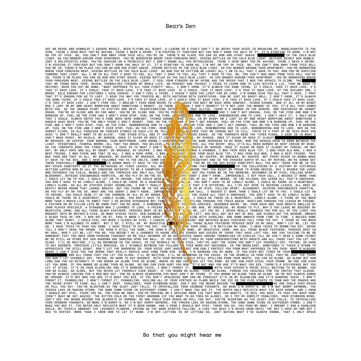 Bear's Den - So That You Might Hear Me