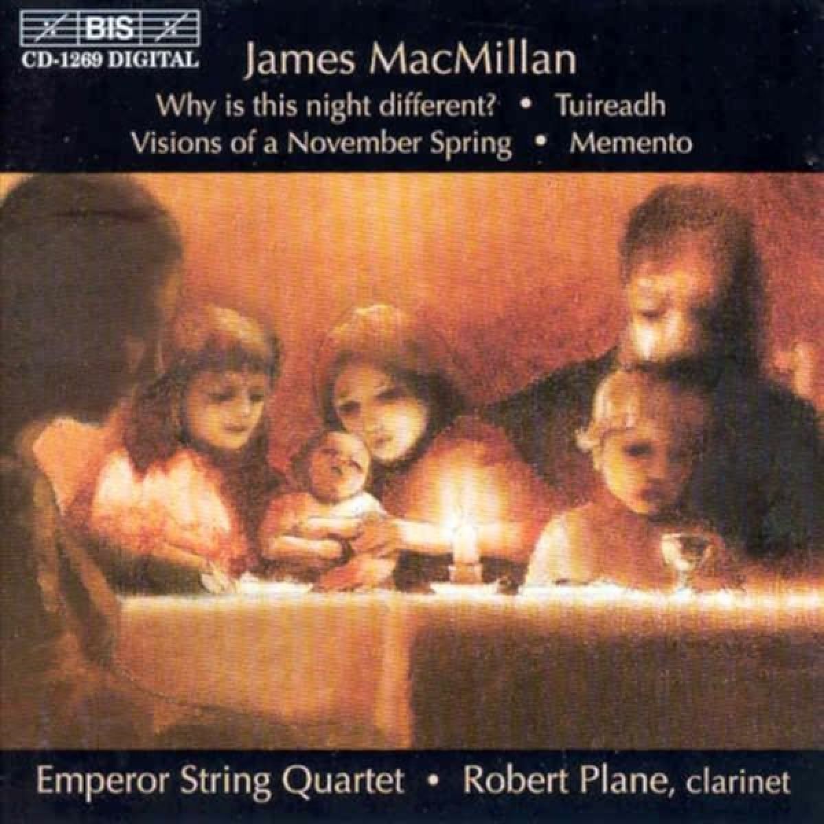 Afbeelding van Robert Plane & Emperor String Quartet - MacMillan: Visions Of A November Spring|Memento|Tuireadh
