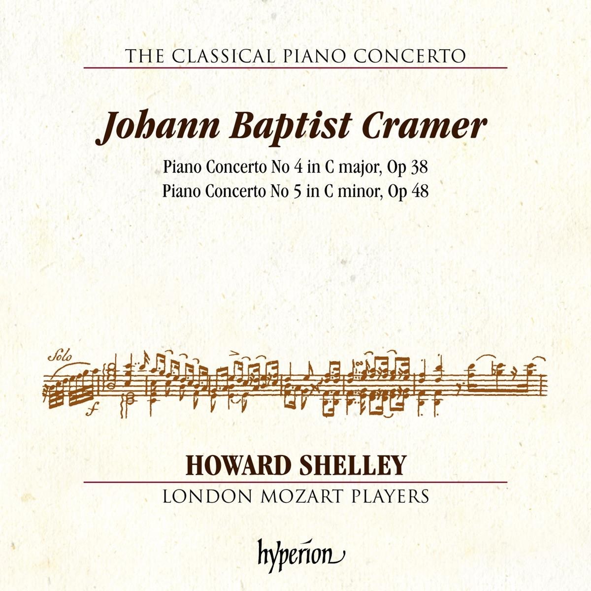 Afbeelding van Howard Shelley, London Mozart Players - Cramer: Piano Concertos Nos 4 & 5