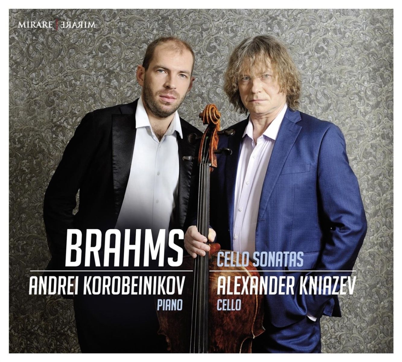 Afbeelding van Alexander Kniazev & Andrei Korobeinikov - Brahms: Cello Sonatas