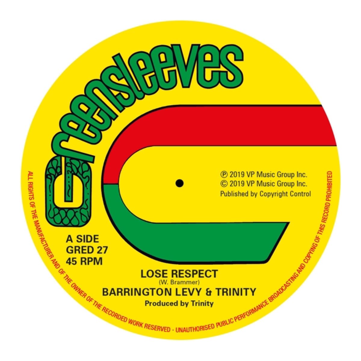 Afbeelding van Barrington Levy, Roman Stewart & Trinity - Lose Respect / Since You're Gone