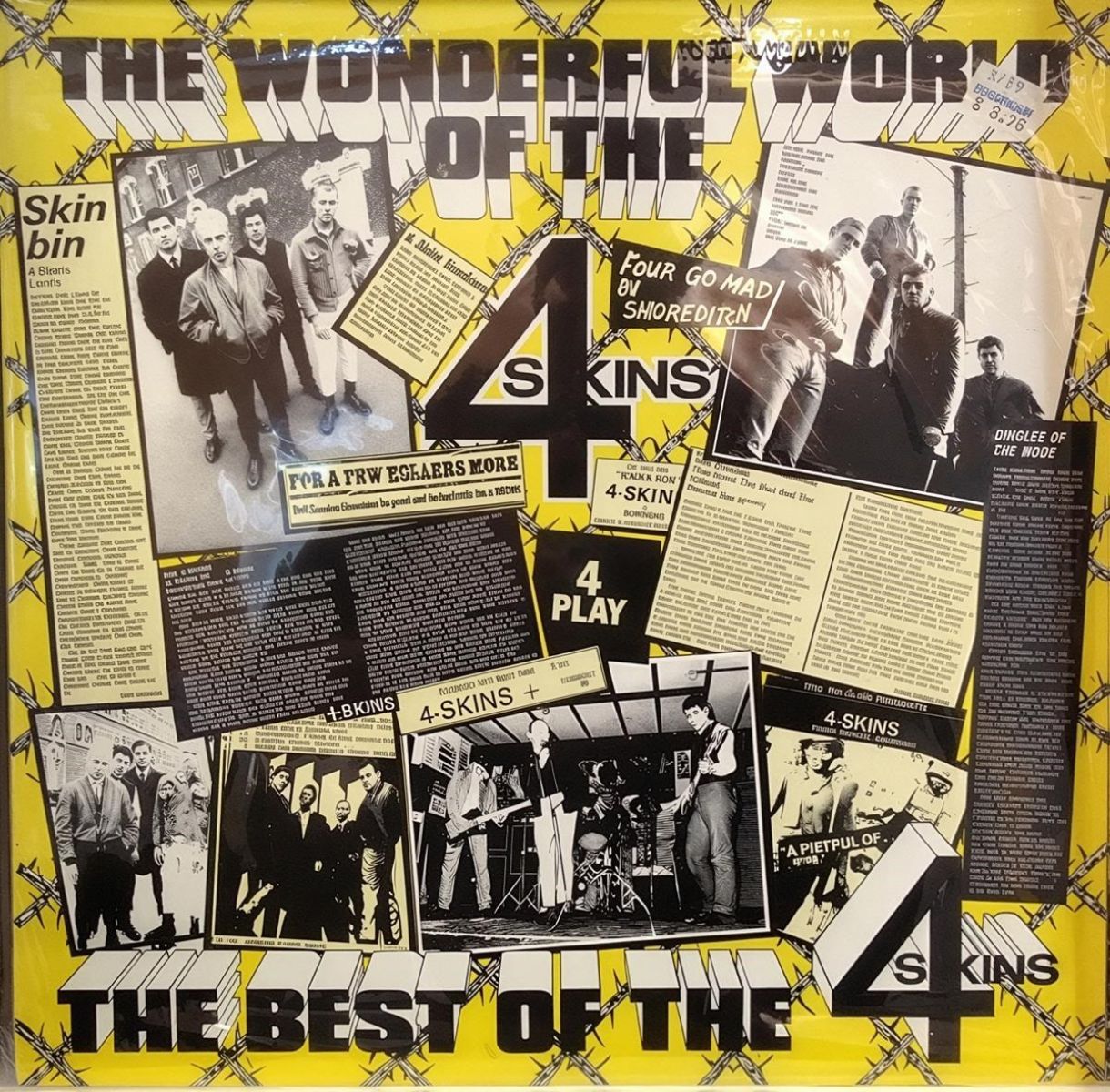 Afbeelding van 4 Skins - The Wonderful World Of The 4 Skins (The Best Of)