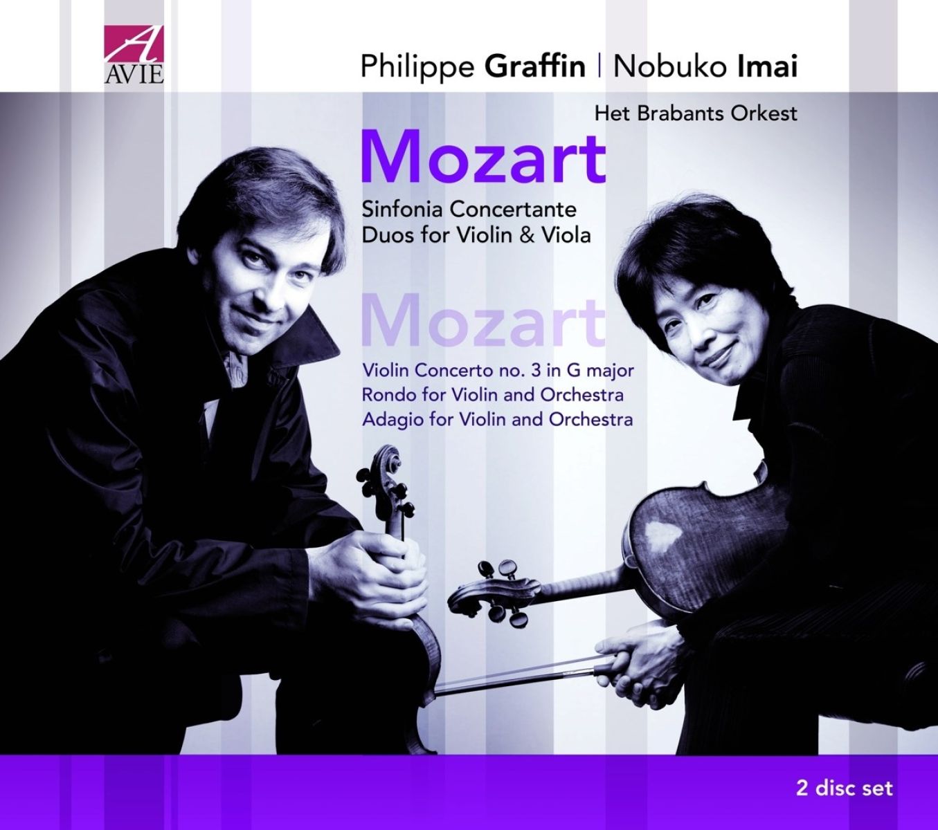 Philippe Graffin, Nobuko Imai, Het Brabants Orkest - Mozart