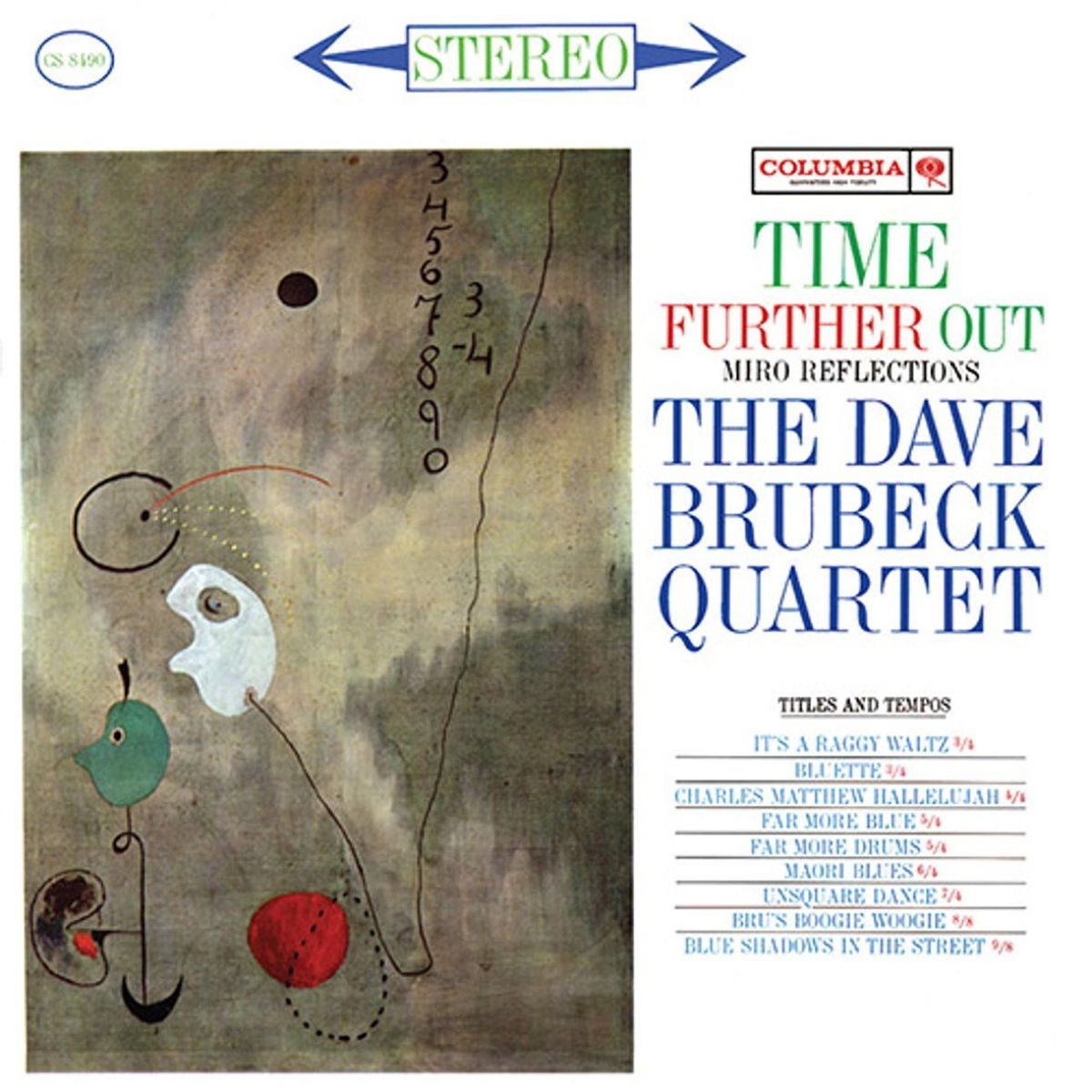 Afbeelding van Dave Brubeck Quartet - Time Further Out: Miro Reflections