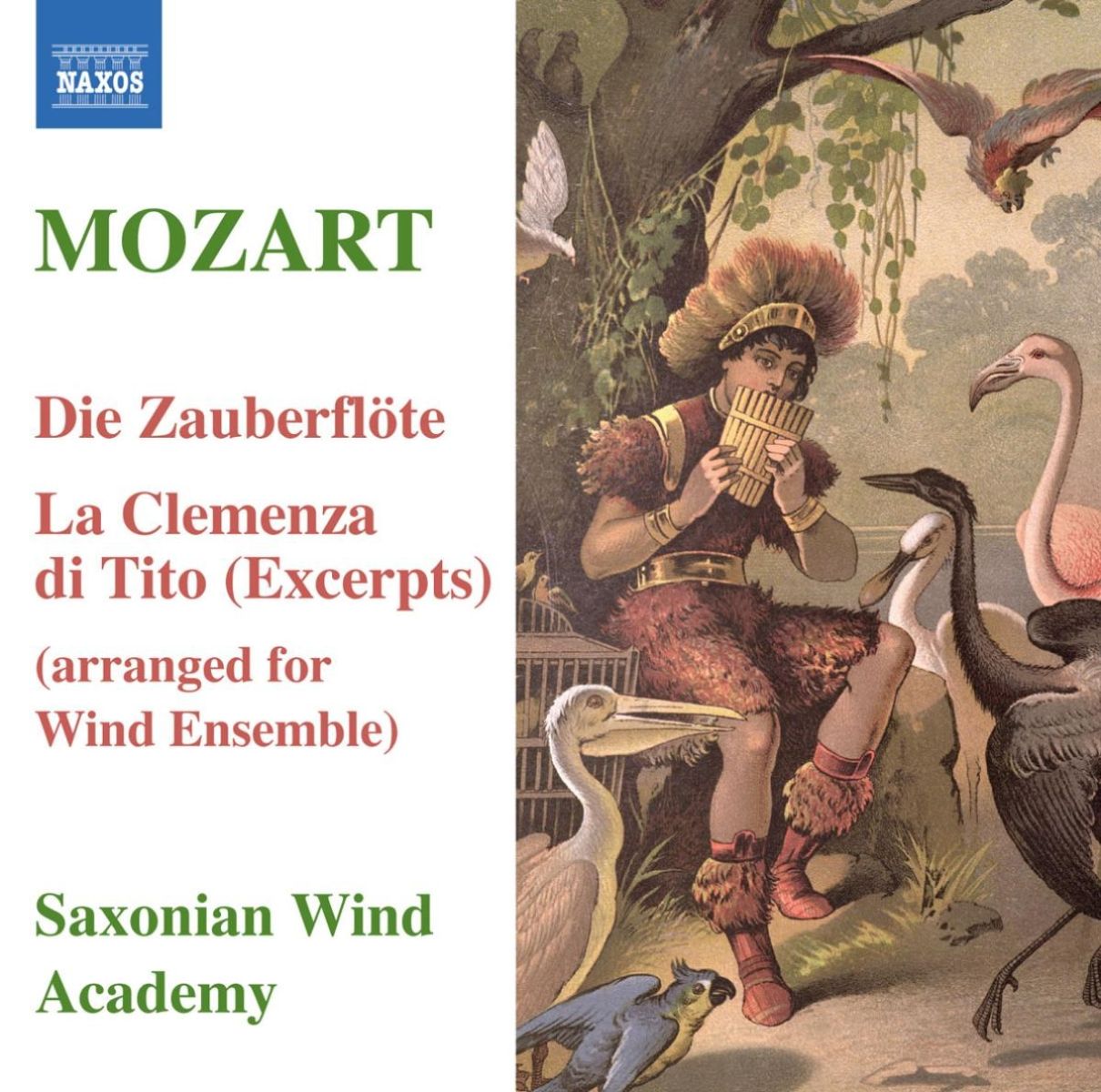 Afbeelding van Saxonian Wind Academy - Mozart: Arrangements For Wind Ensemble