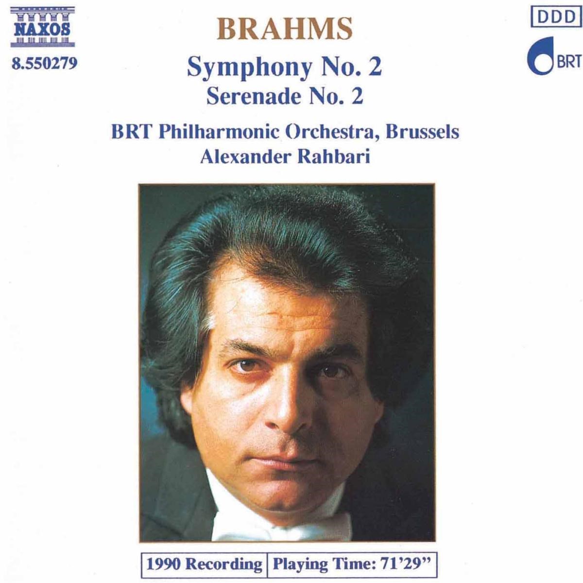 Afbeelding van BRT Philharmonic Orchestra Brussels, Alexander Rahbari - Brahms: Symphony 2 | Serenade 2