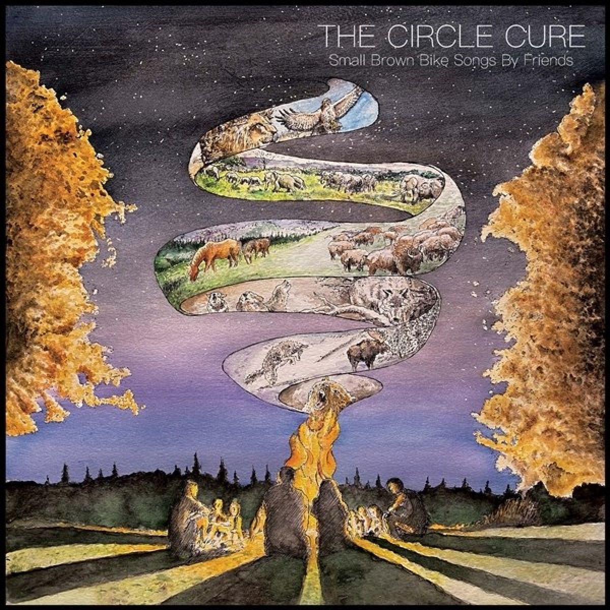 Afbeelding van Various Artists - The Circle Cure, Small Brown Bike Songs By Friends