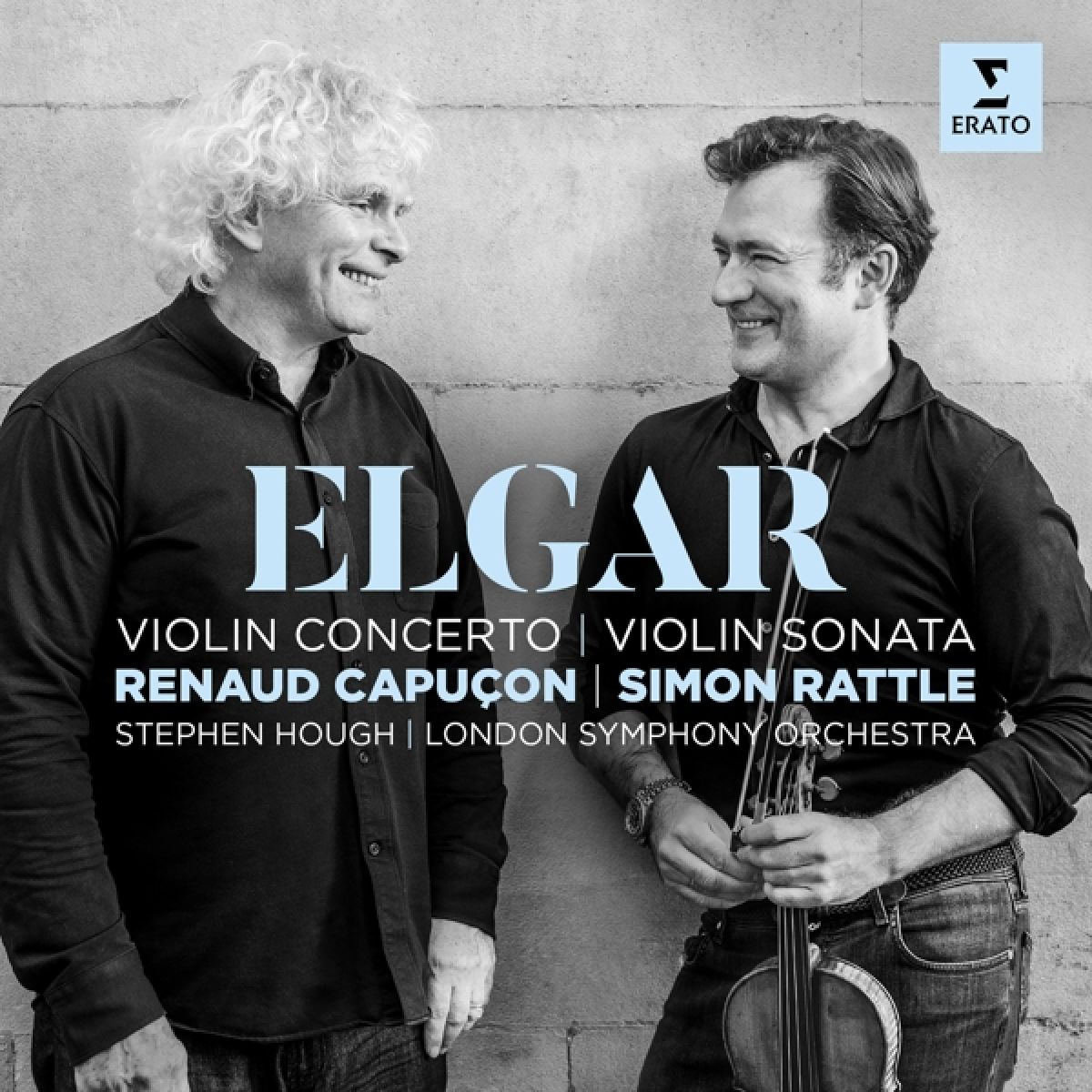 Afbeelding van Renaud Capuçon, Sir Simon Rattle, Stephen Hough, London Symphony Orchestra - Elgar: Violin Concerto | Violin Sonata