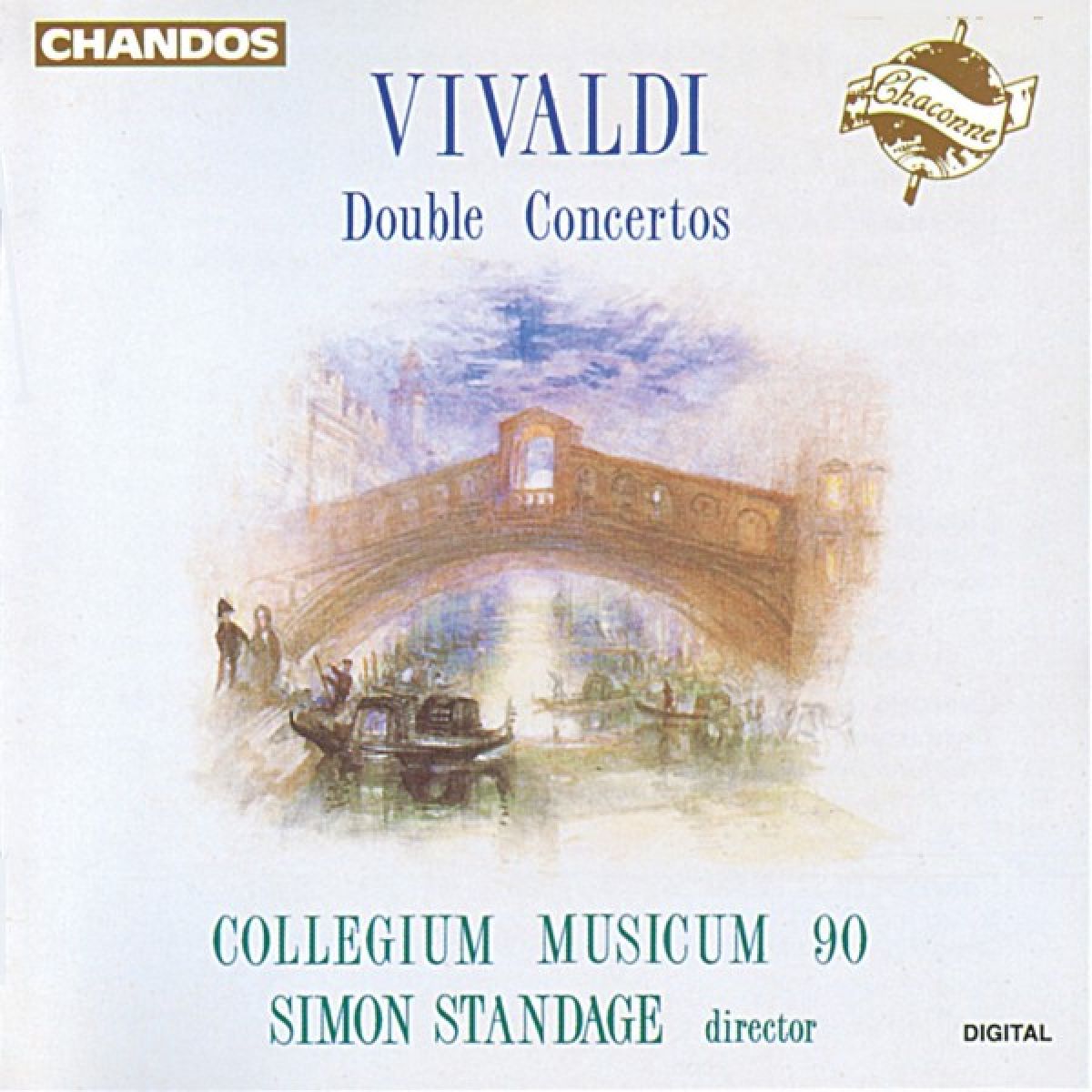 Afbeelding van Collegium Musicum 90, Simon Standage - Vivaldi: Double Concertos