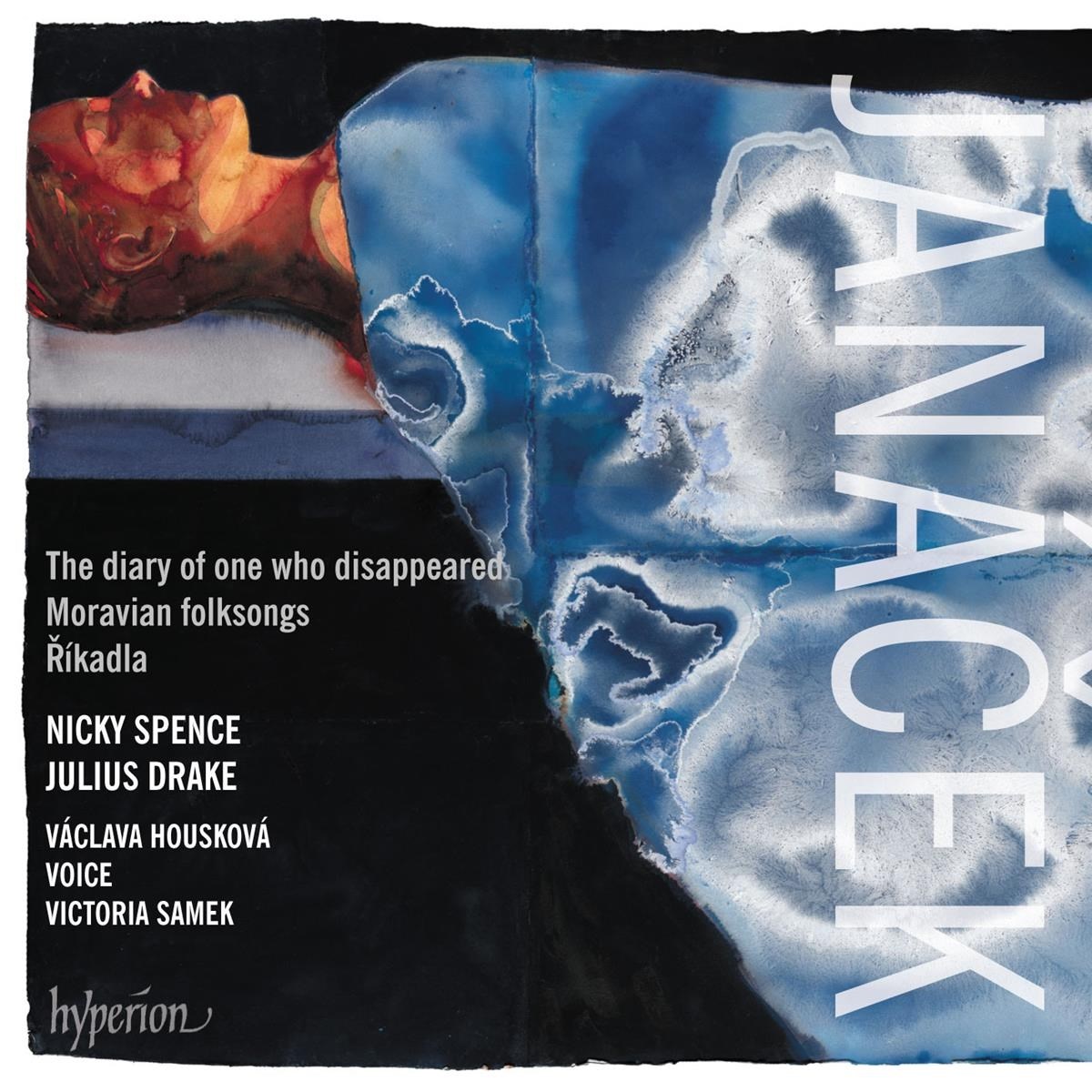 Afbeelding van Nicky Spence, Julius Drake, Václava Housková, Voice, Victoria Samek - The Diary Of One Who Disappeared / Moravian Folksongs / Rikadla