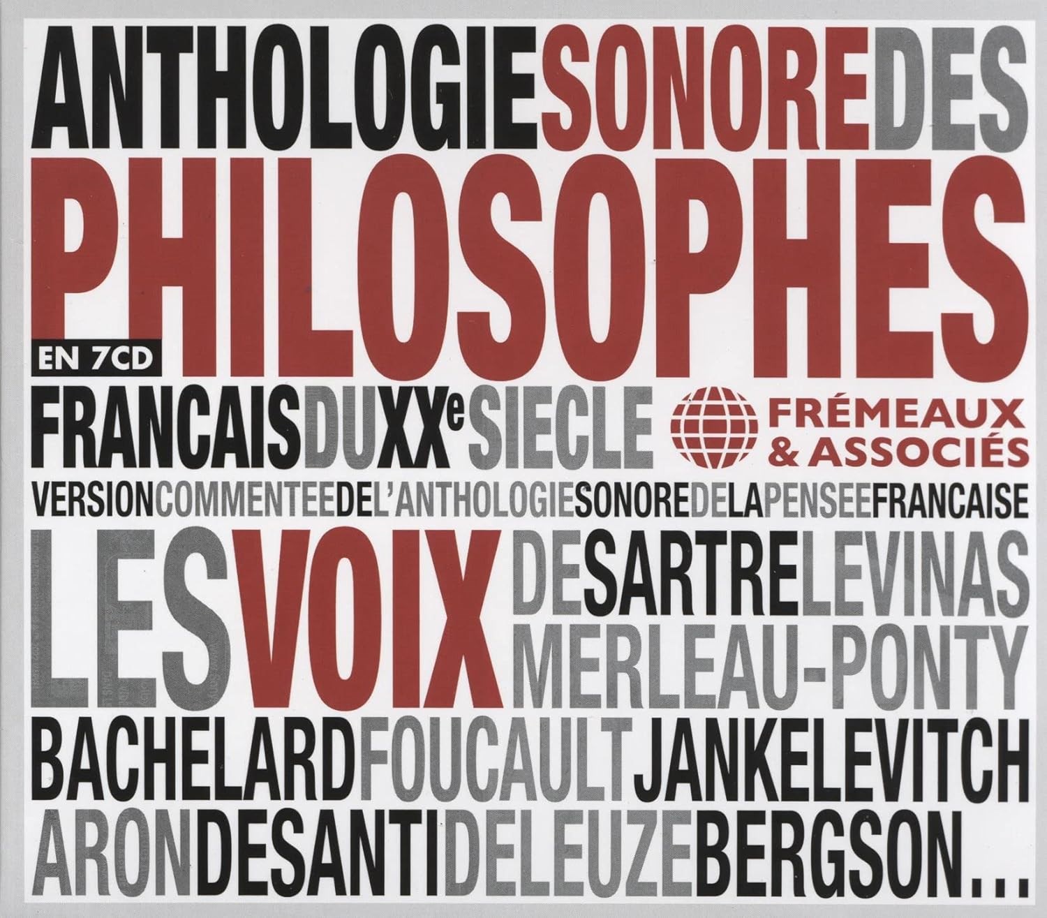 Afbeelding van Various Artists - Anthology Sonore Des Philosophes Français Du XXe Siècle