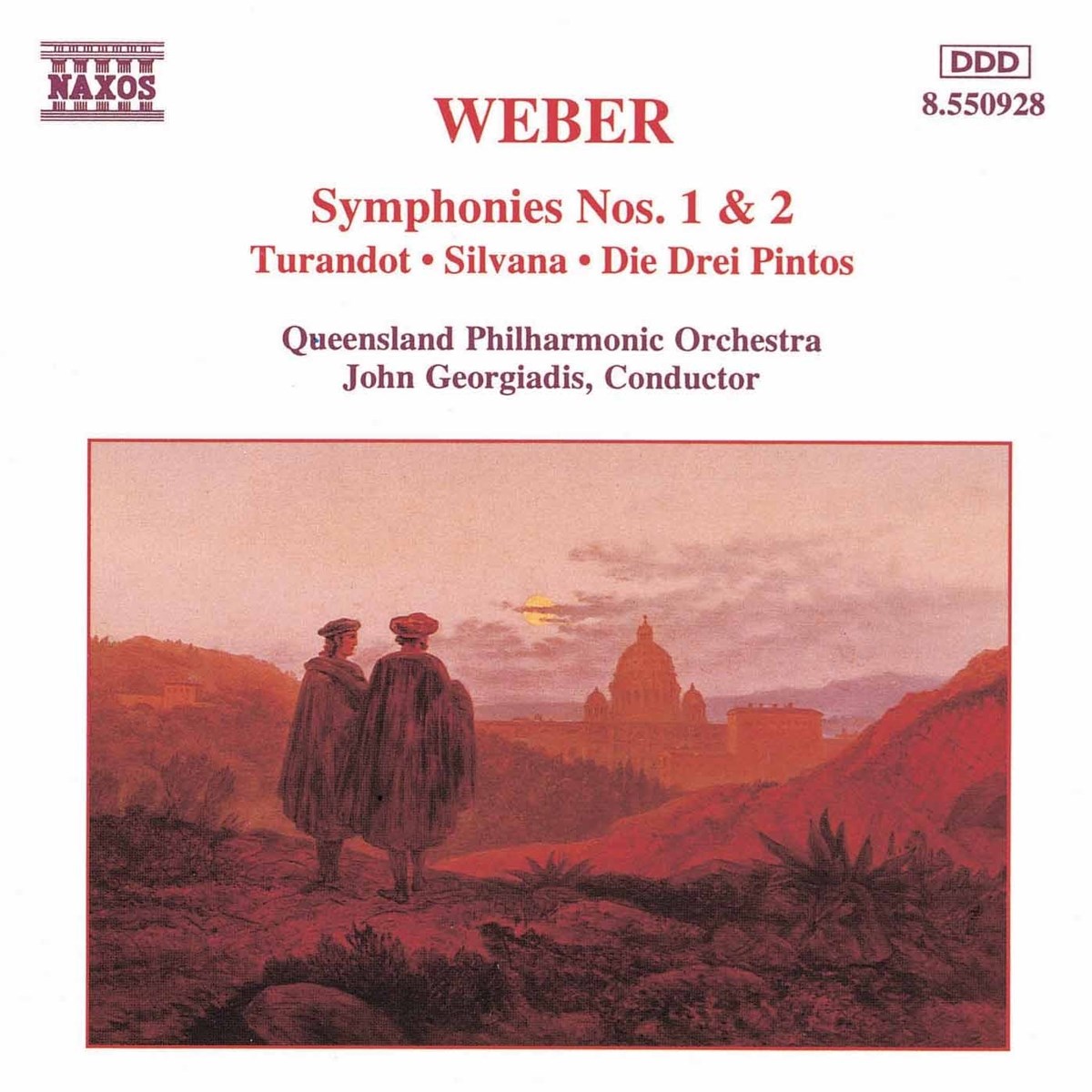 Afbeelding van Queensland Orchestra - Von Weber: Symphonies 1 & 2