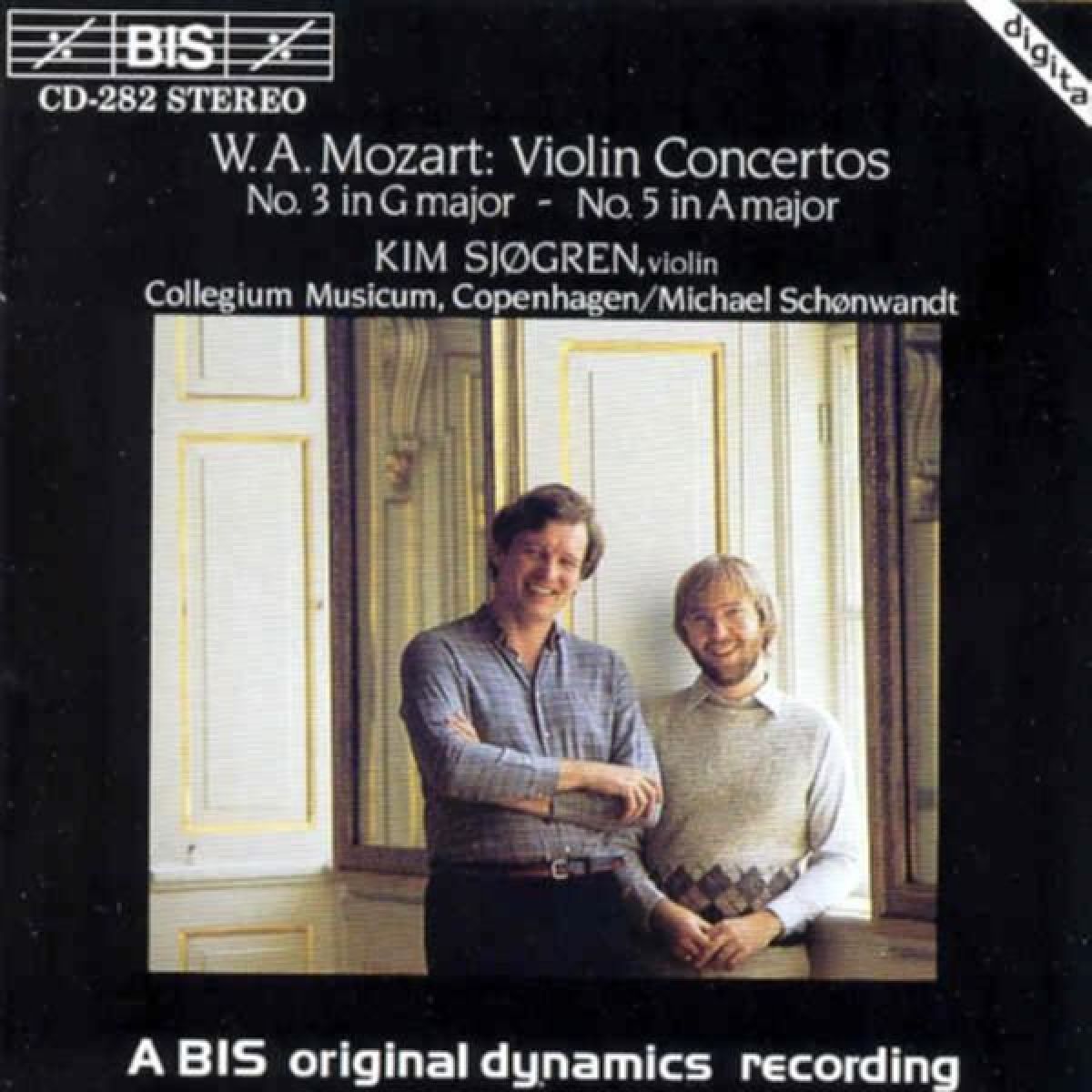 Kim Sjøgren, Collegium Musicum Copenhagen, Michael Schønwandt - Mozart: Violin Concerto No.3