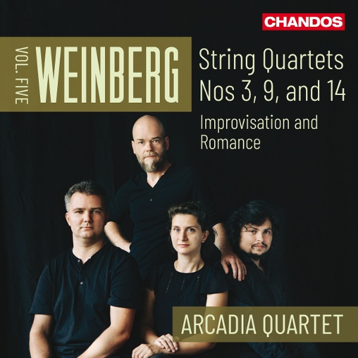 Arcadia Quartet - Weinberg String Quartets Vol. 5