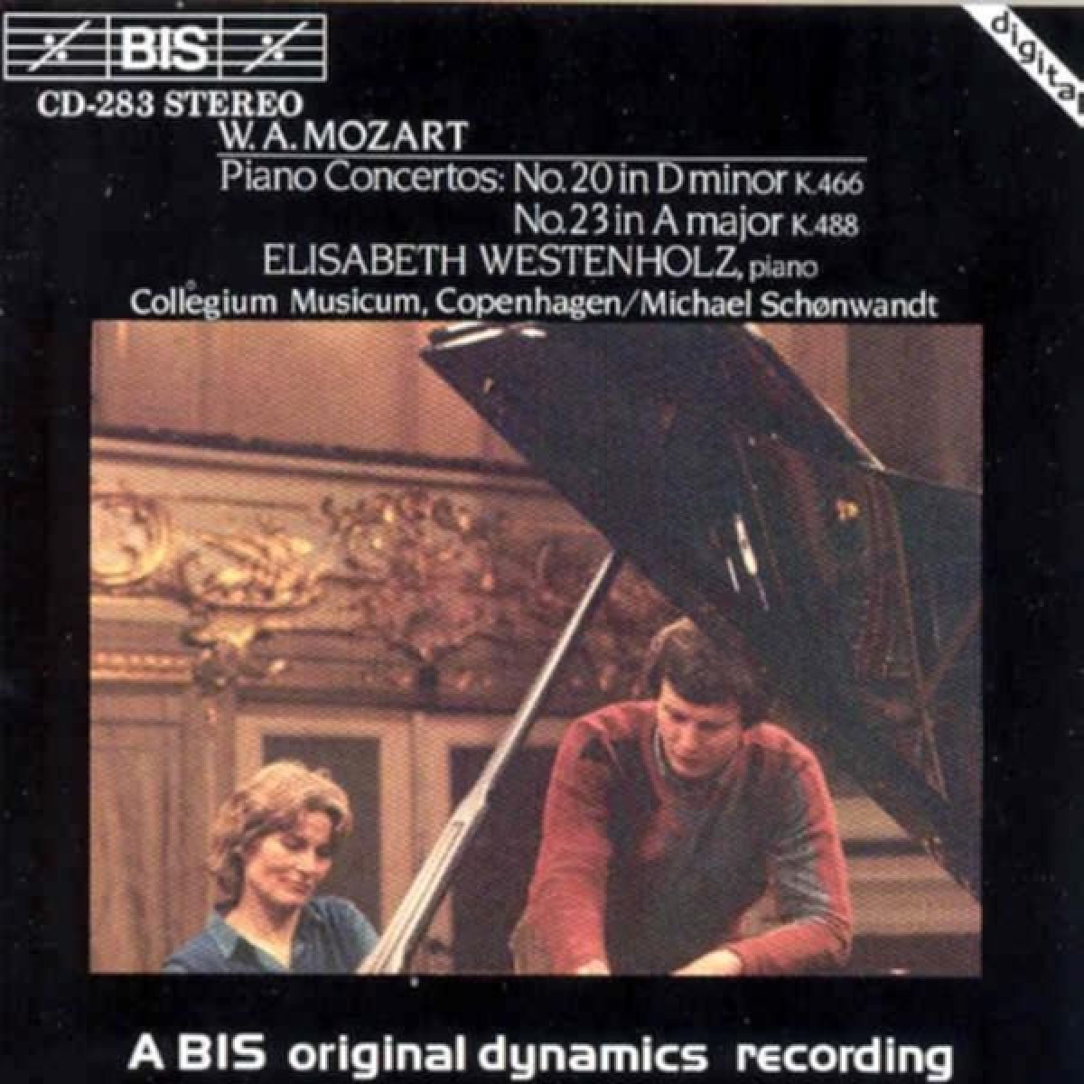 Afbeelding van Elisabeth Westenholz, Collegium Musicum Copenhagen, Michael Schönwandt - Mozart: Piano Concerto Nos. 20 & 23