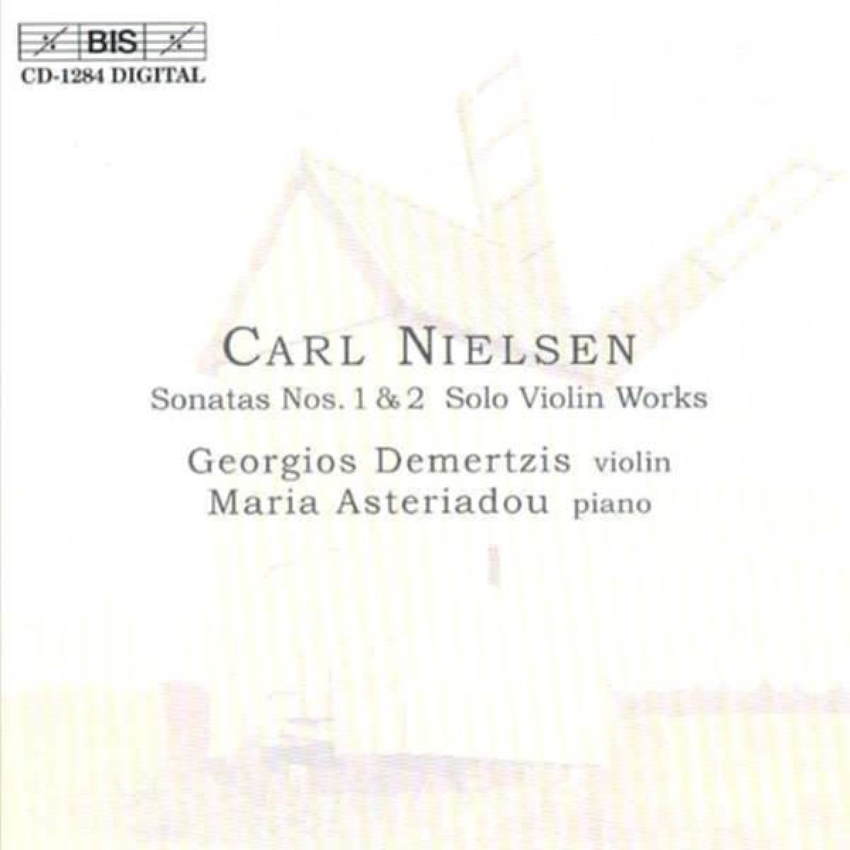 Afbeelding van Georgios Demertzis & Maria Asteriadou - Nielsen: Sonatas 1&2 | Solo Violin Works
