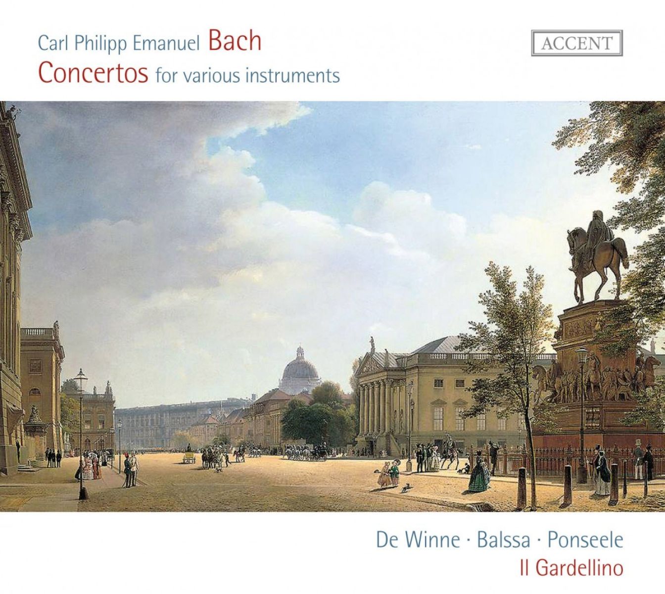 Afbeelding van Il Gardinello & Jan De Winne & Emmanuel Balssa & Marc - C.P.E. Bach: Concertos For Various Instruments