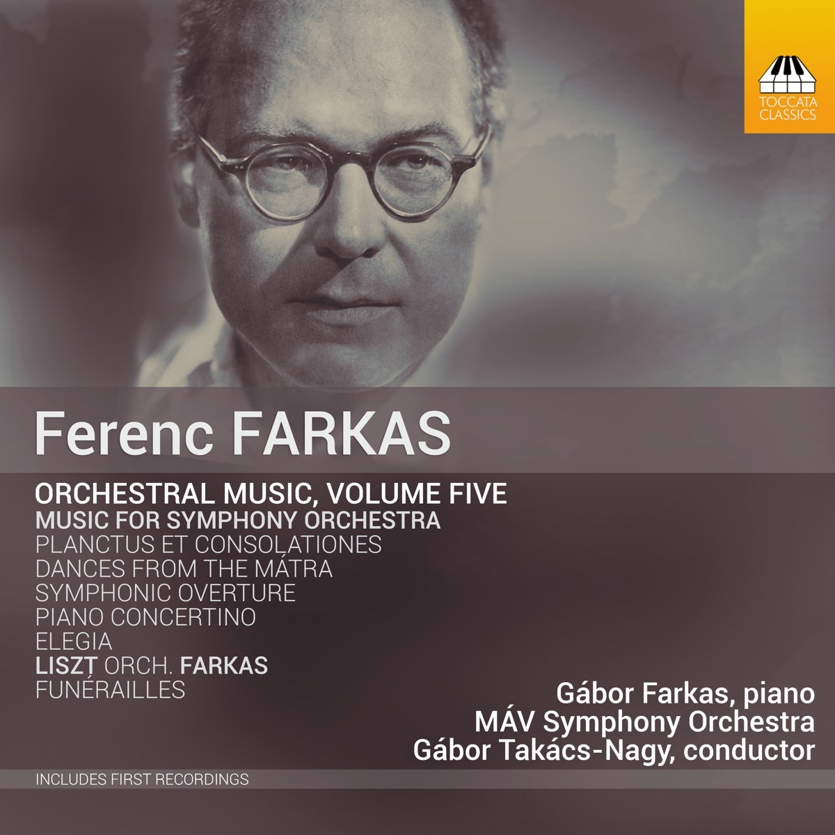 Afbeelding van MÁV Szimfónikus Zenekar, Gábor Takács-Nagy - Orchestral Music, Vol. Five