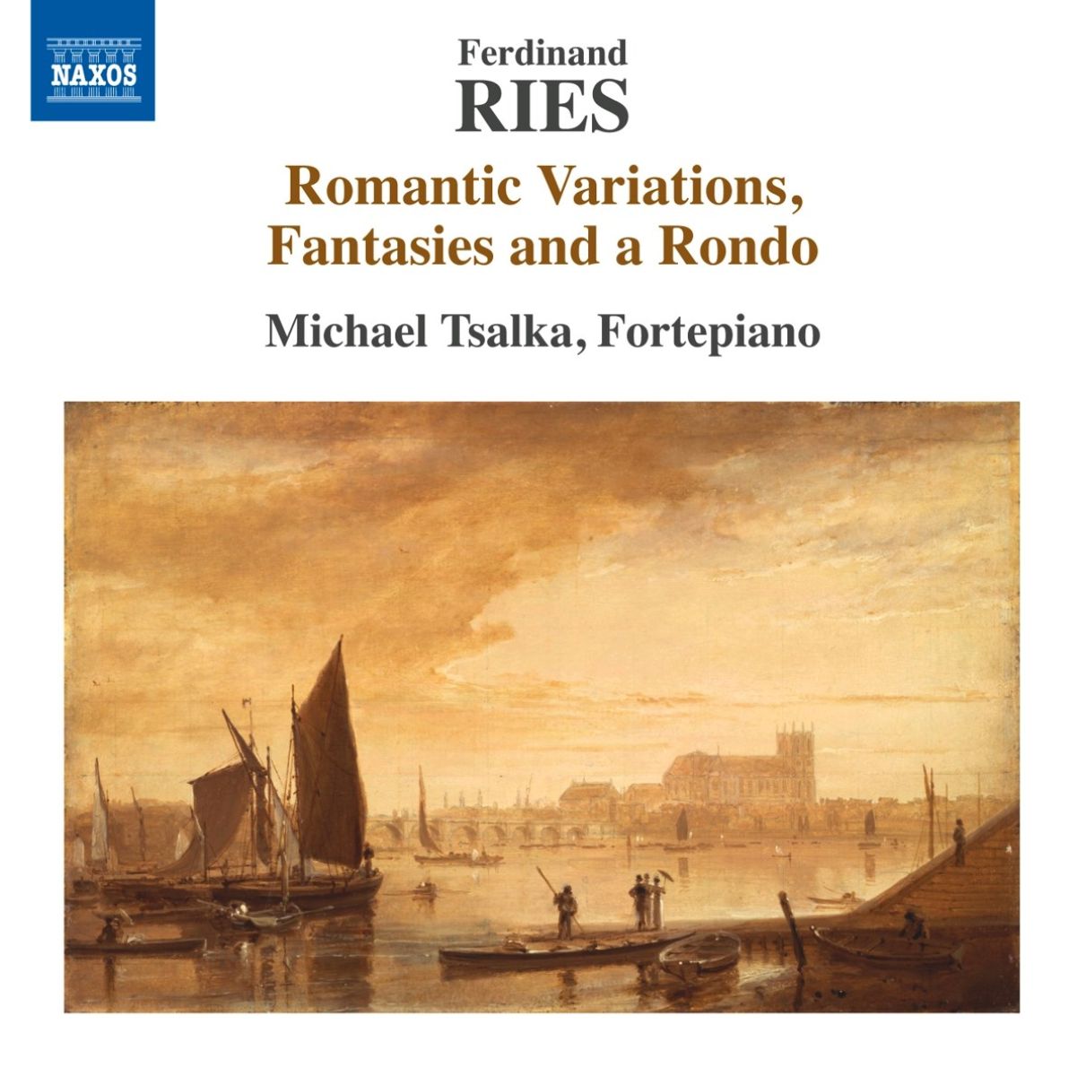 Afbeelding van Michael Tsalka - Ries: Romantic Variations, Fantasies And A Rondo