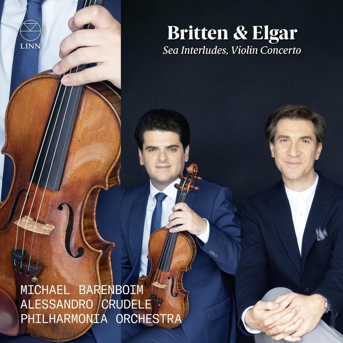 Afbeelding van Michael Barenboim, Philharmonia Orchestra, Alessandro Crudele - Britten & Elgar: Sea Interludes, Violin Concerto