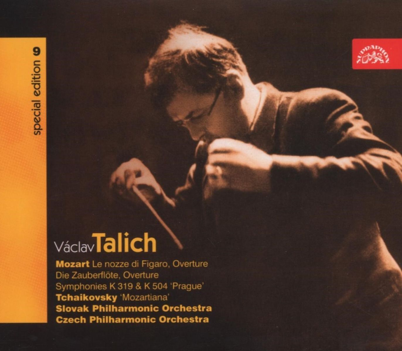 Afbeelding van Václav Talich - Mozart: Overtures (Le nozze di Figaro, Die Zauberflöte), Symphonies Nos 33 & 38 - Tchaikovsky: Suite No. 4