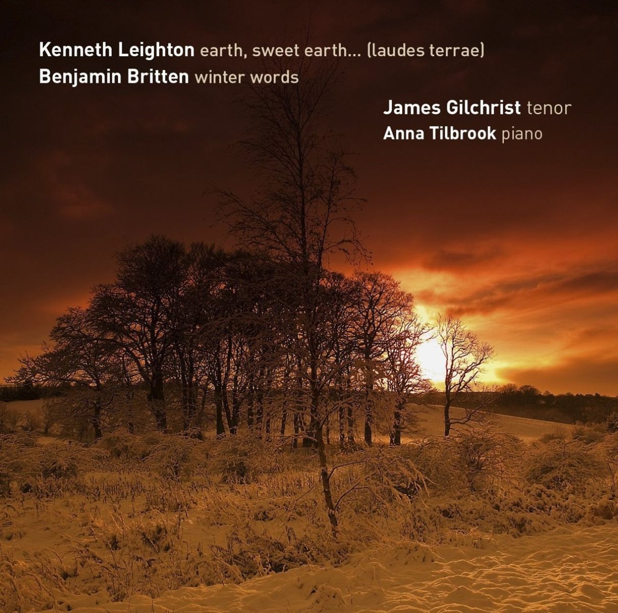 James Gilchrist & Anna Tilbrook - Leighton: Earth, Sweet Earth…/ Britten: Winter Words