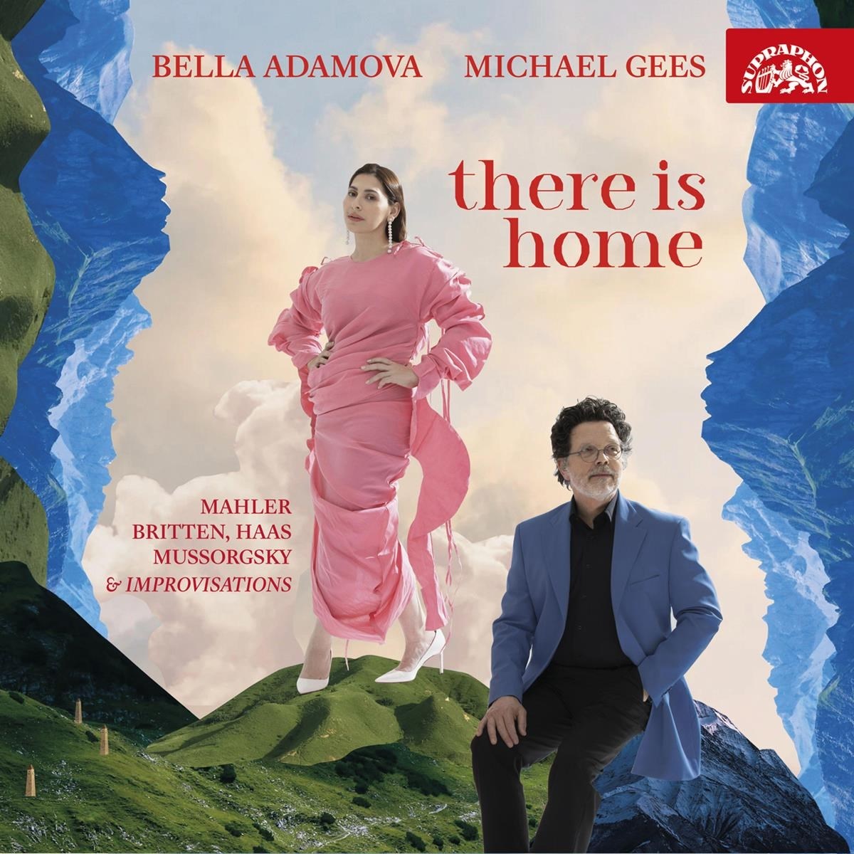 Afbeelding van Bella Adamova, Michael Gees - Britten, Haas, Mahler & Mussorgsky: There Is Home