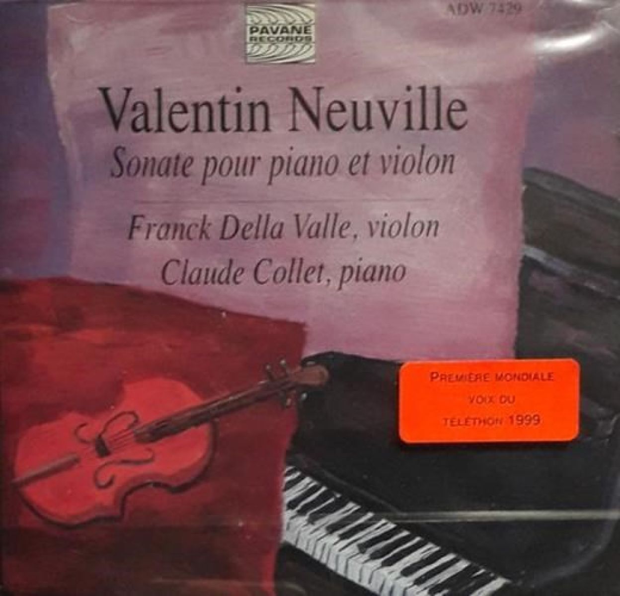 Franck Della Valle, Claude Collet - Neuville: Sonate Pour Piano Et Violon