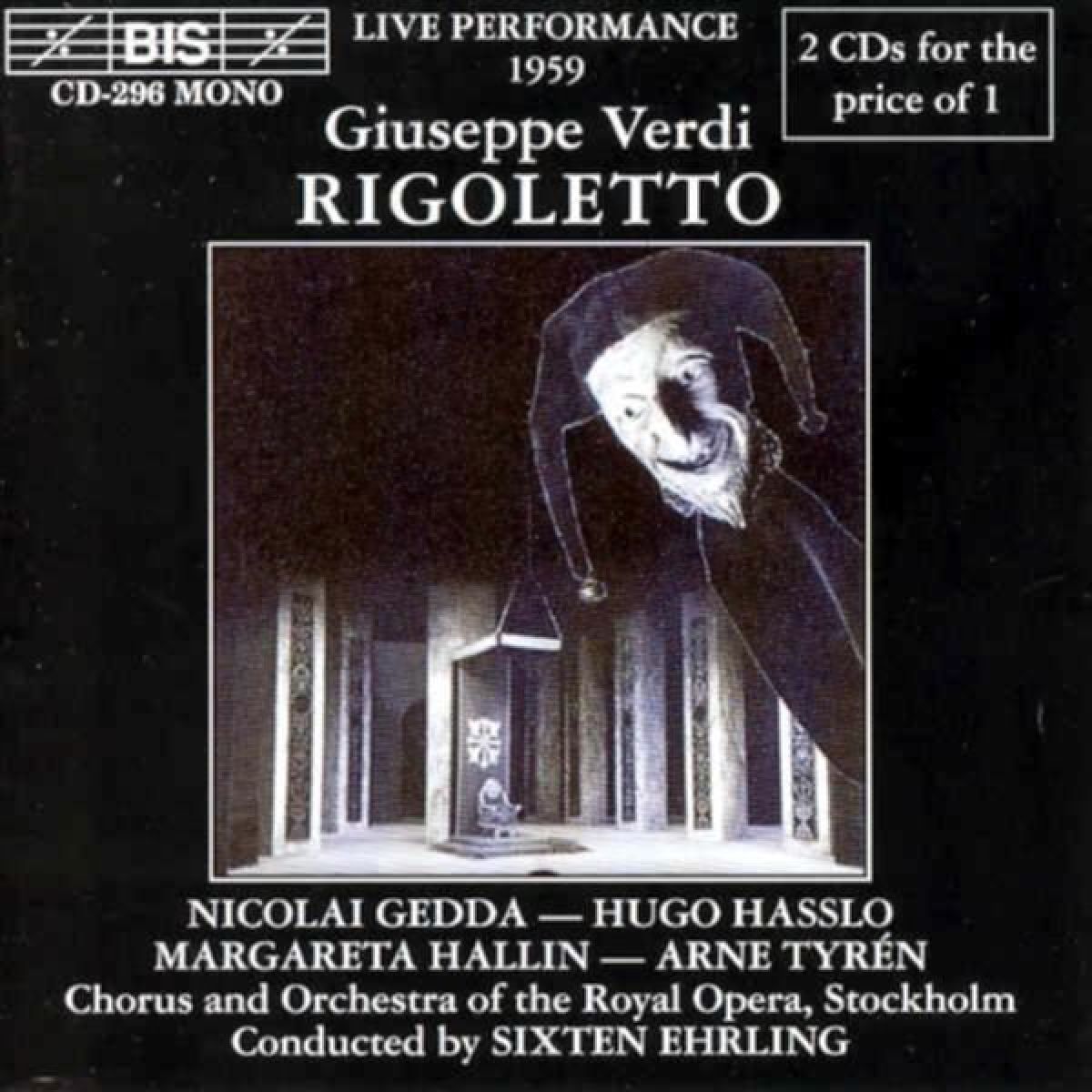 Chorus And Orchestra Of The Royal Opera Stockholm, Sixten Ehrling - Verdi: Rigoletto