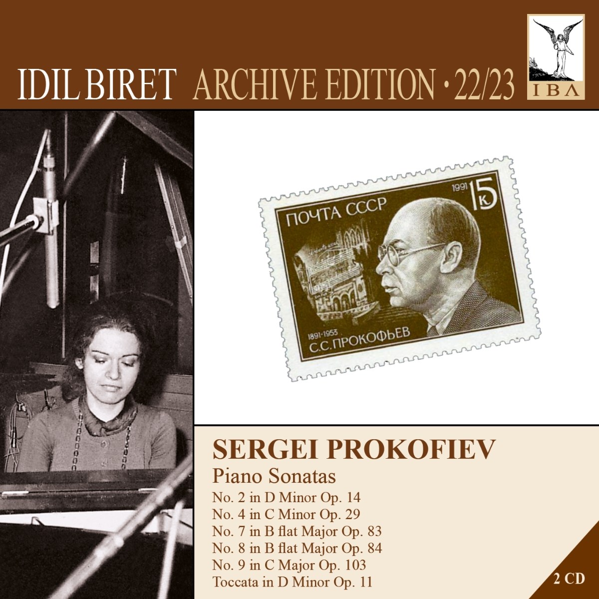 Afbeelding van Idil Biret - Prokofiev: Sonatas & Toccata - Idil Biret Archive Edition 22/23