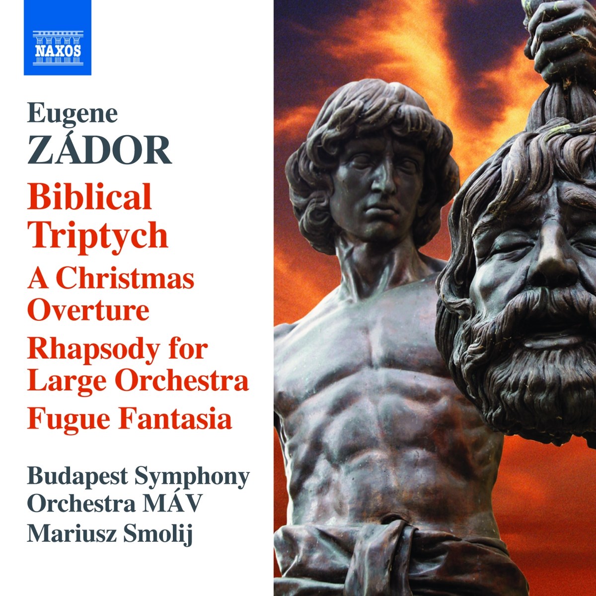 Afbeelding van Budapest Symphony Orchestra MÁV, Mariusz Smolij - Zádor: Biblical Triptych