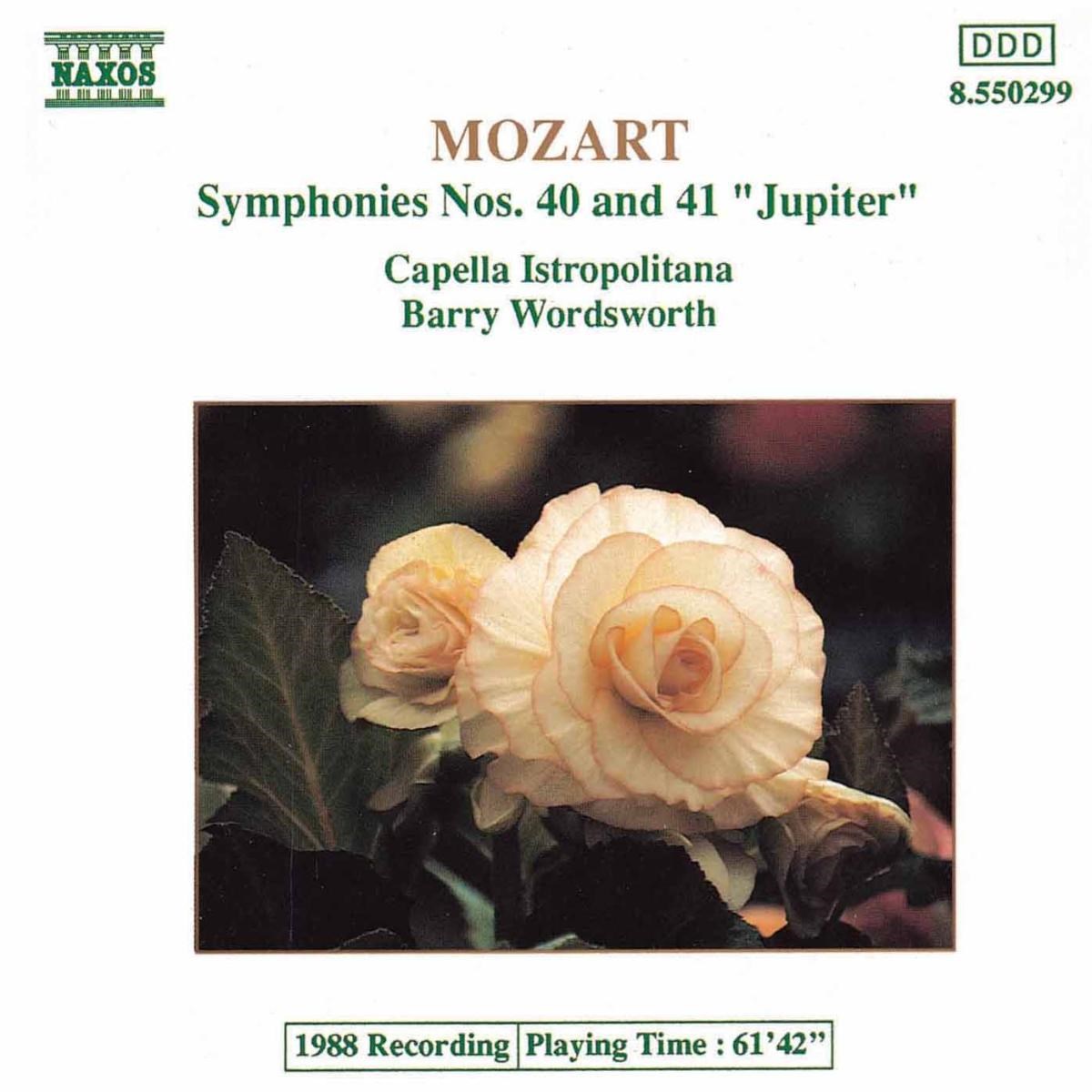 Afbeelding van Capella Istropolitana, Barry Wordsworth - Mozart: Symphonies 40 & 41