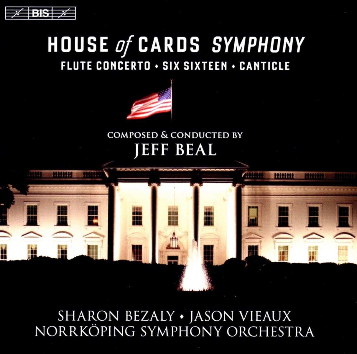 Afbeelding van Sharon Bezaly, Jason Vieaux, Norrköpings Symfoniorkester, Jeff Beal - House Of Cards Symphony