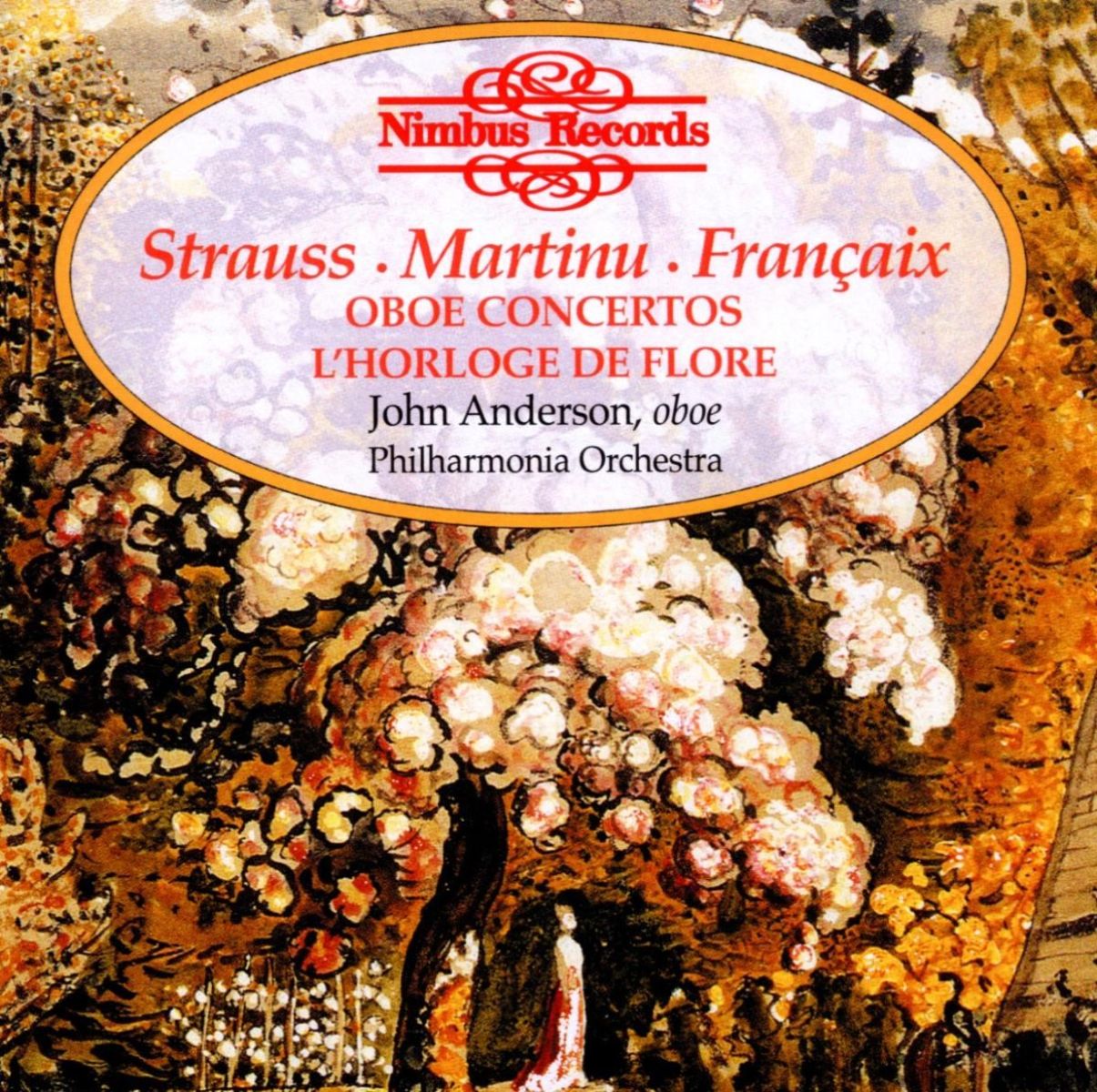 Afbeelding van Jon Anderson, Philharmonia Orchestra - Strauss, Martinu, Francaix: Oboe Concertos